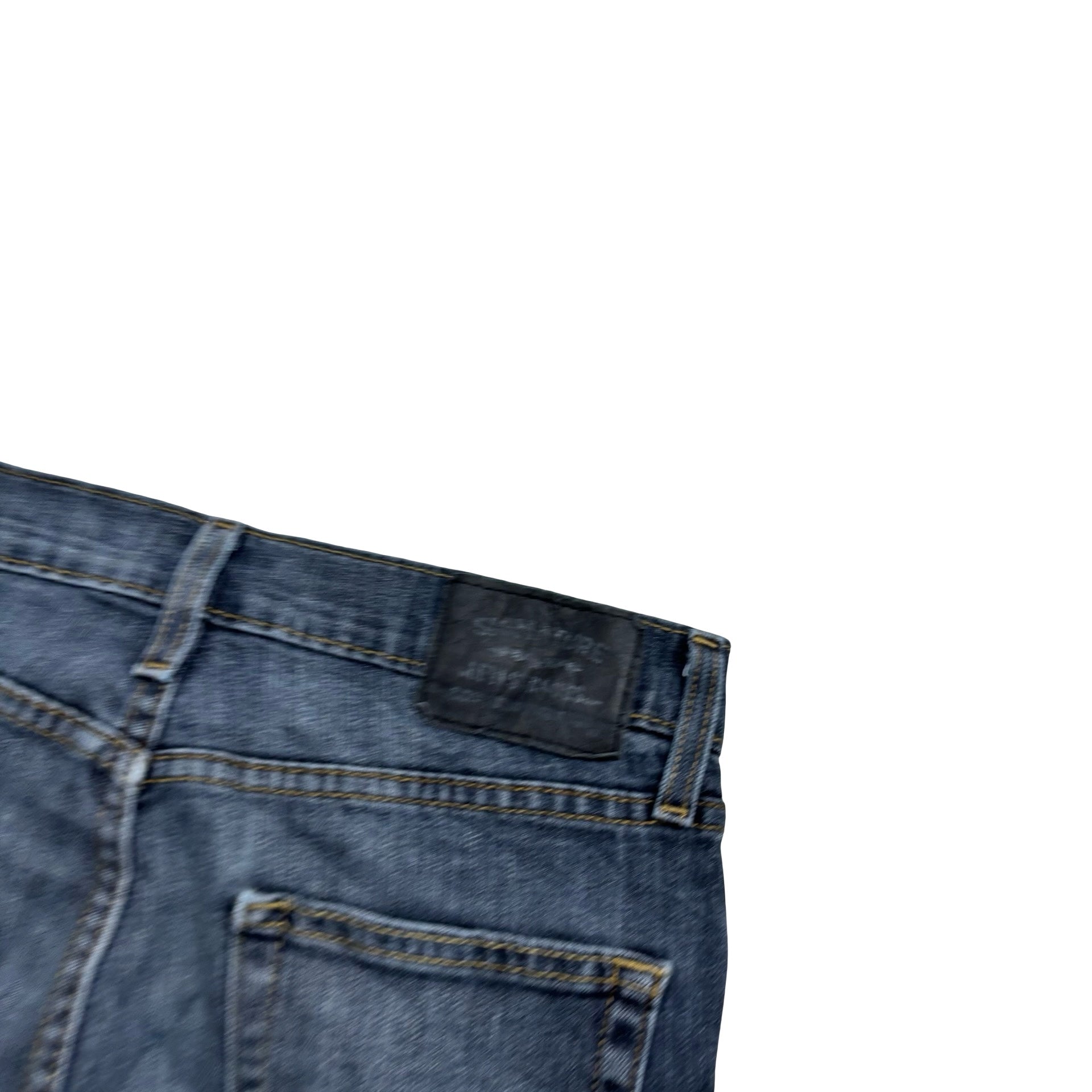 Levis Signature Jeans W29 L32 Mens Dark Blue Skinny Fit Stretch Denim (E)