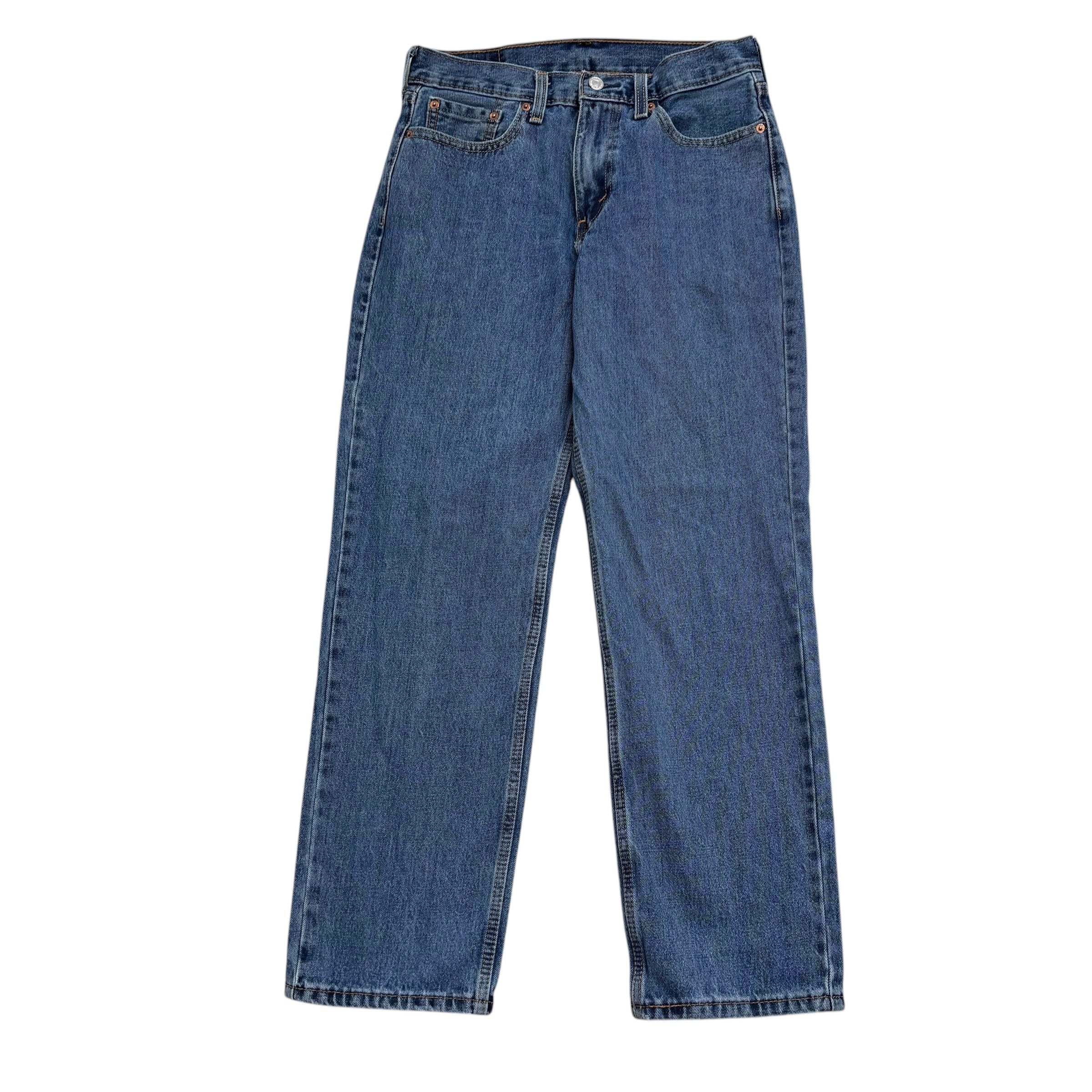 Levis 550 Jeans W30 L30 Mens Mid Blue Relaxed Straight Fit Denim (E)