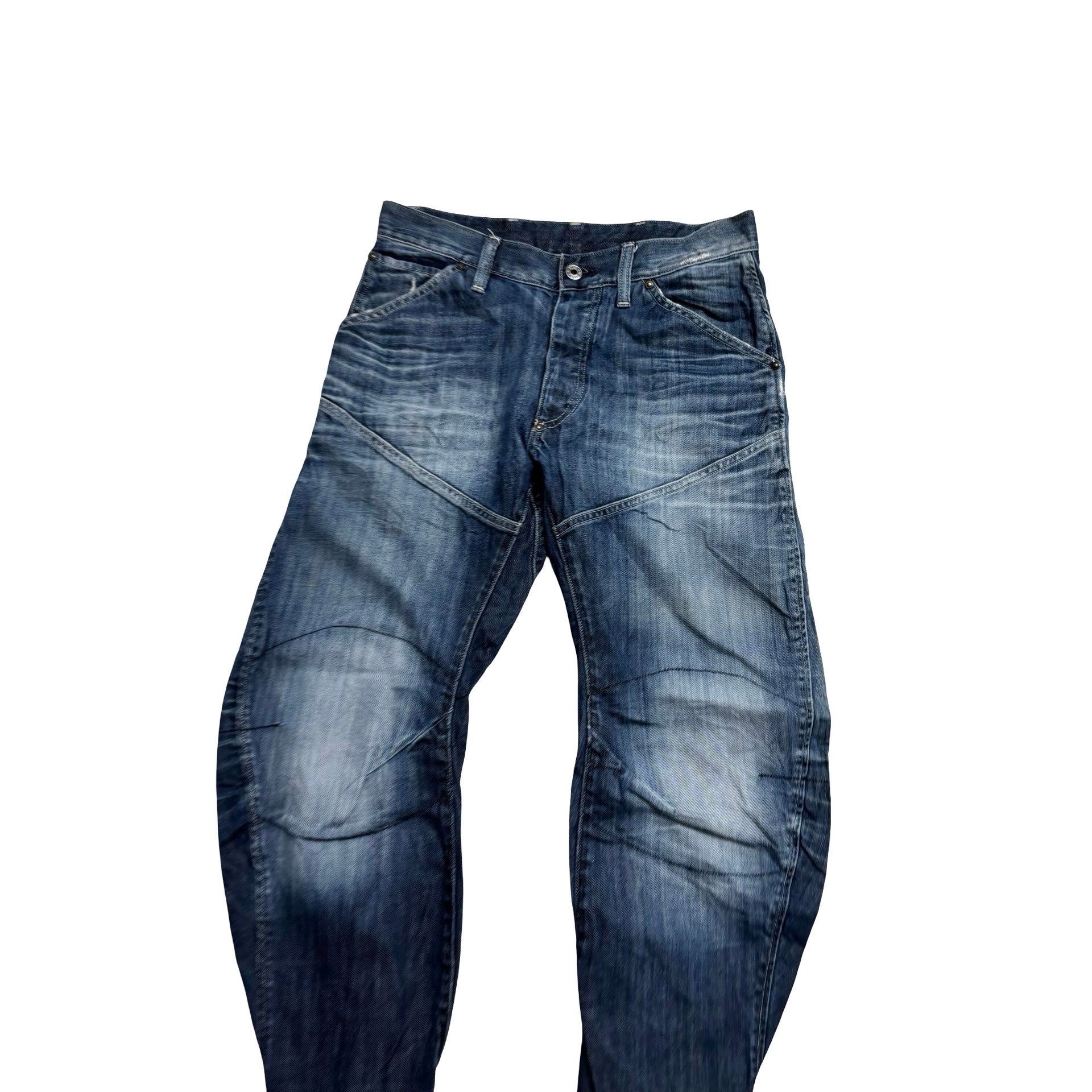 G Star Raw Arc Loose Tapered Jeans W31 L32 Mens Dark Blue Vintage Denim 5620 (E)