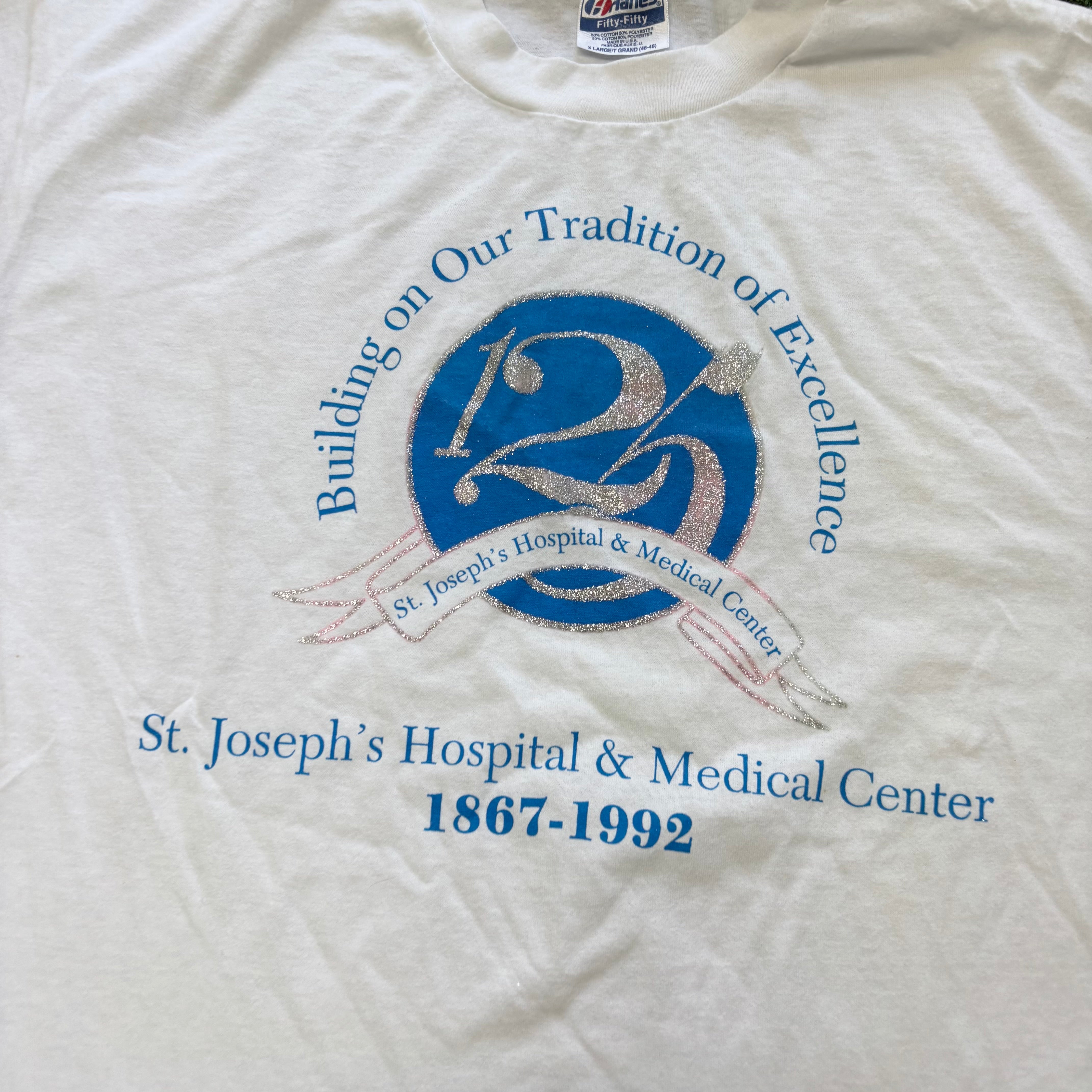 Vintage T Shirt Mens XL White Single Stitch Graphic Print 90s USA (E)