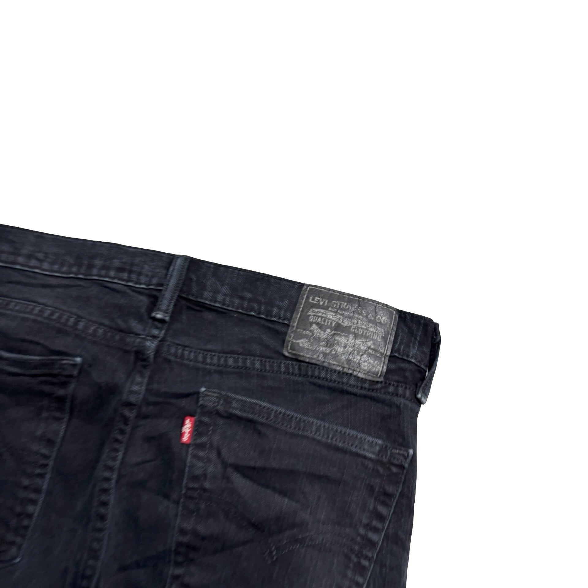 Levis Skinny Jeans W31 L32 Mens Black Stretch Denim