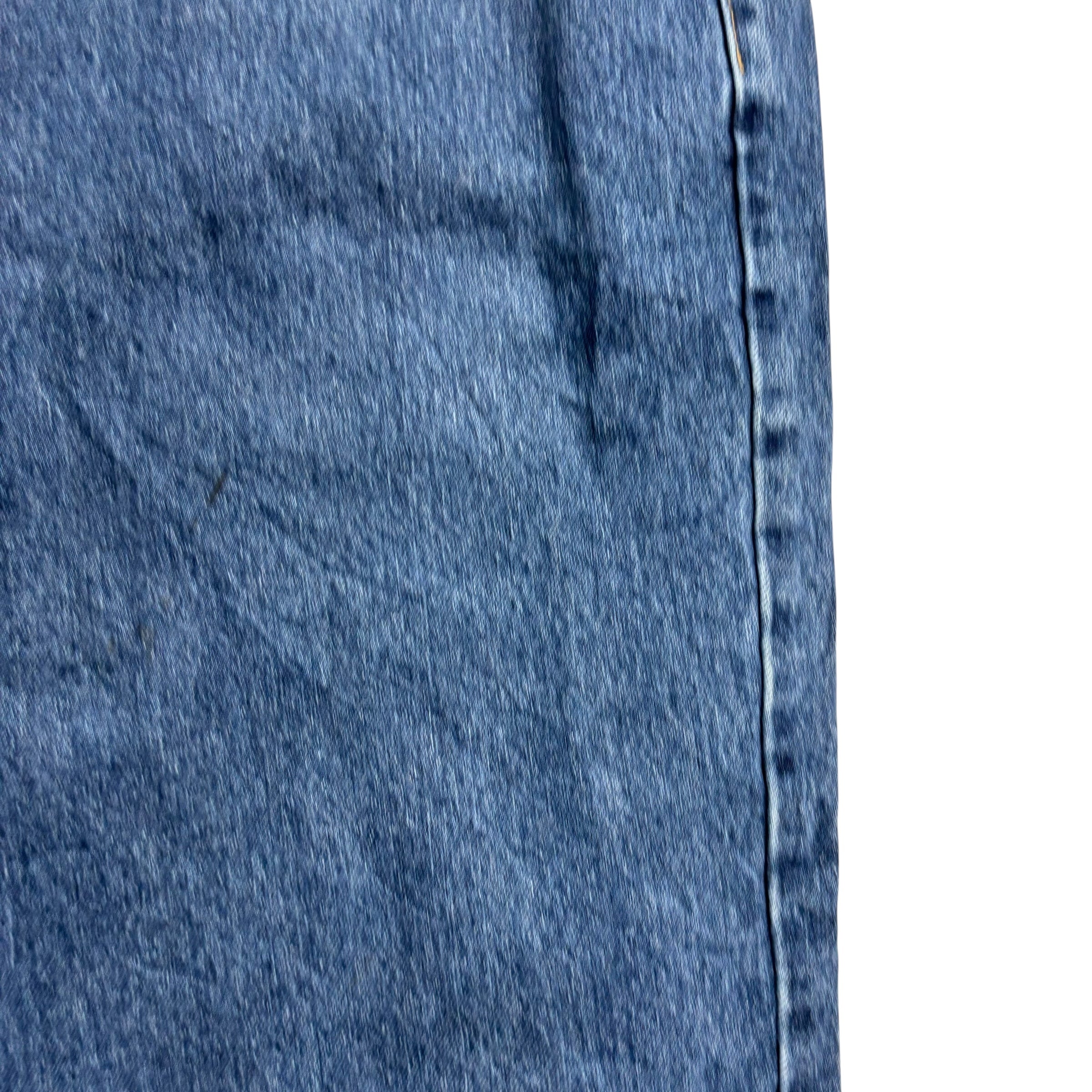 Levis 550 Jeans W48 L30 Mens Mid Blue Baggy Relaxed Straight Fit Denim