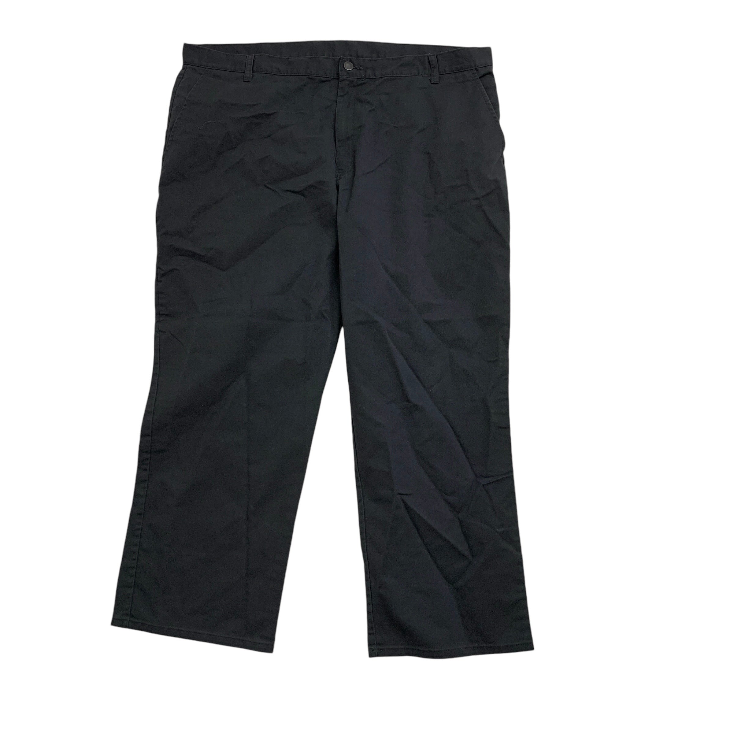 Dickies Trousers W42 L29 Mens Black Pants Baggy Relaxed Straight Fit Workwear