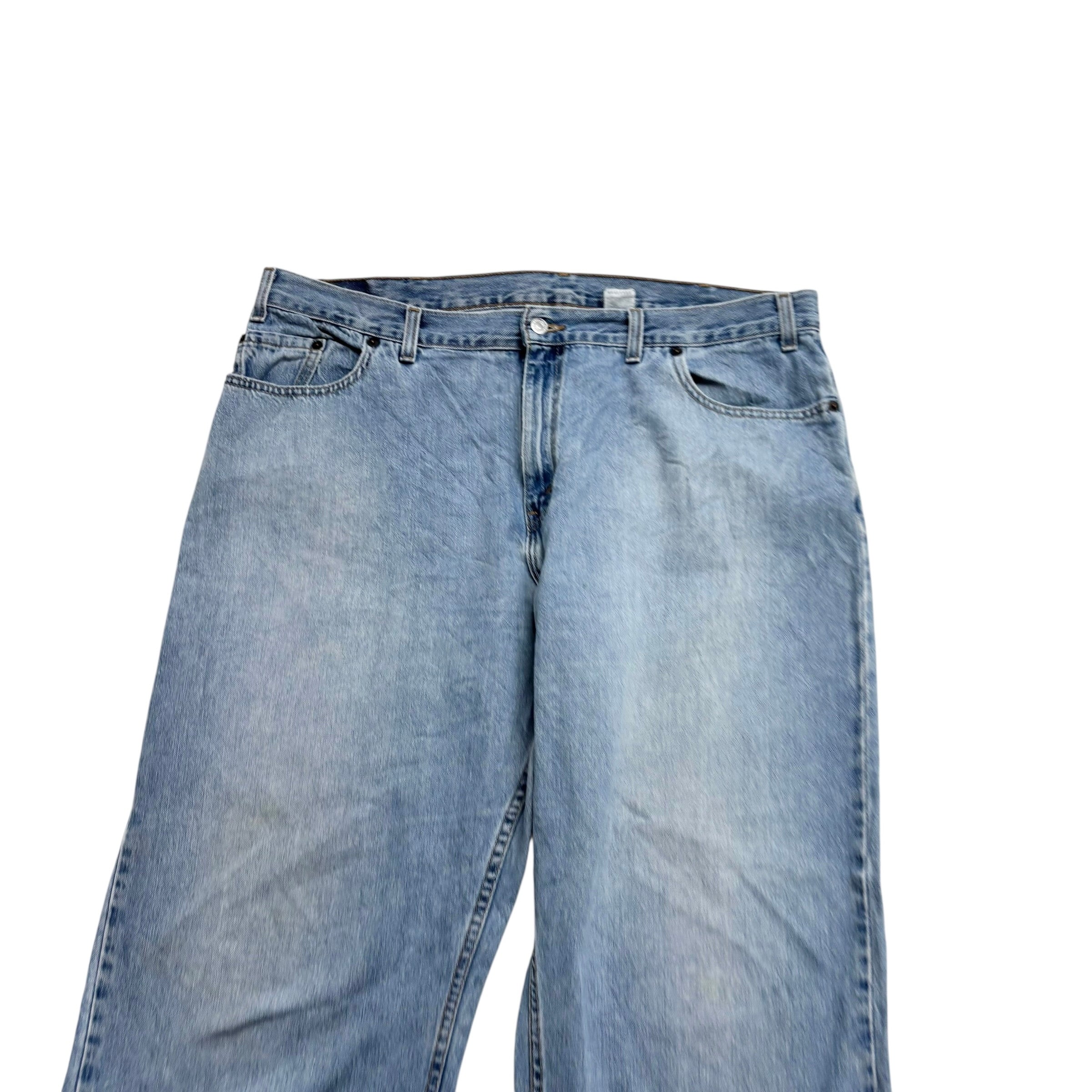 Levis 577 Jeans W40 L30 Womens Relaxed Baggy Fit Light Blue Vintage