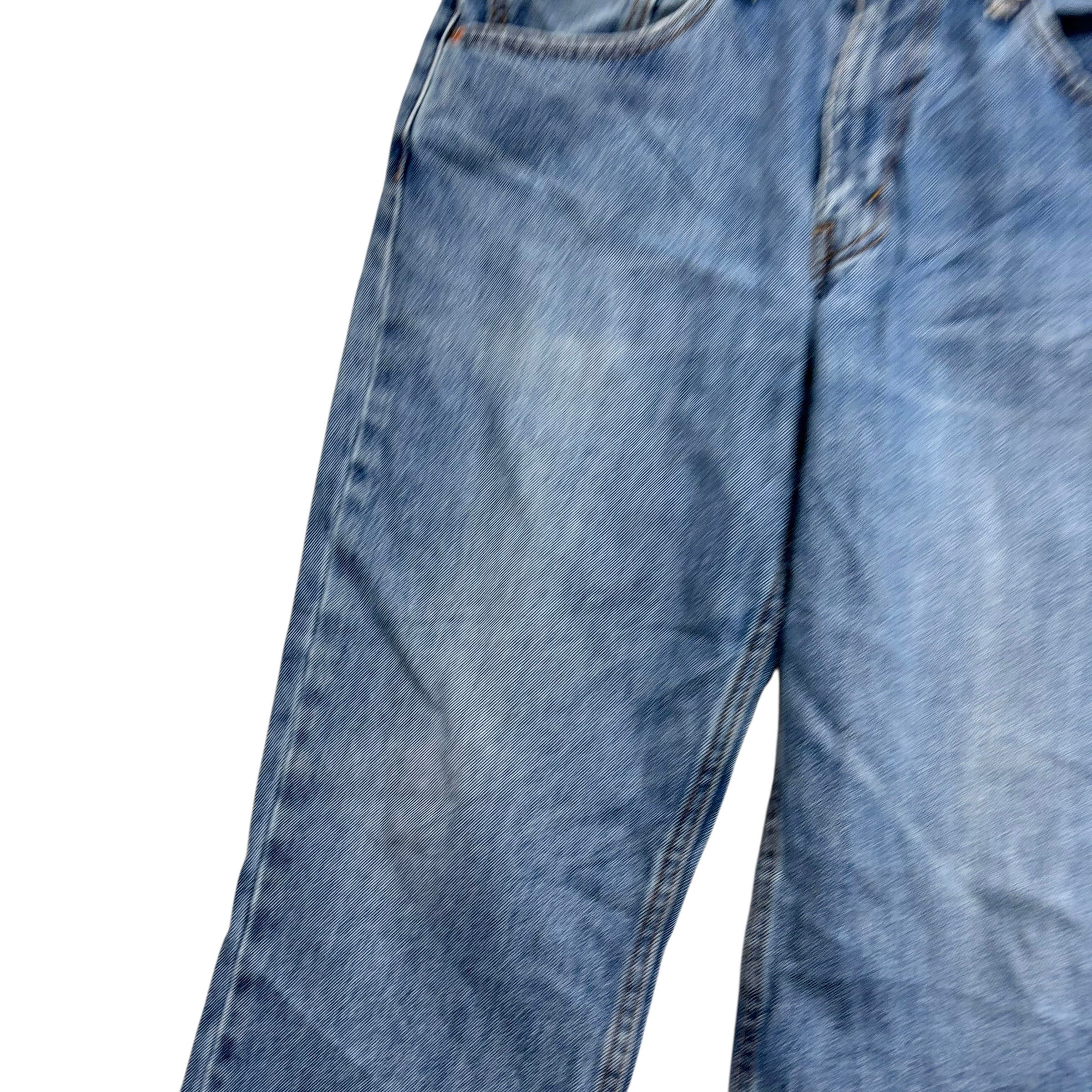 Levis 516 Jeans W34 L30 Mens Light Blue Regular Straight Fit Denim