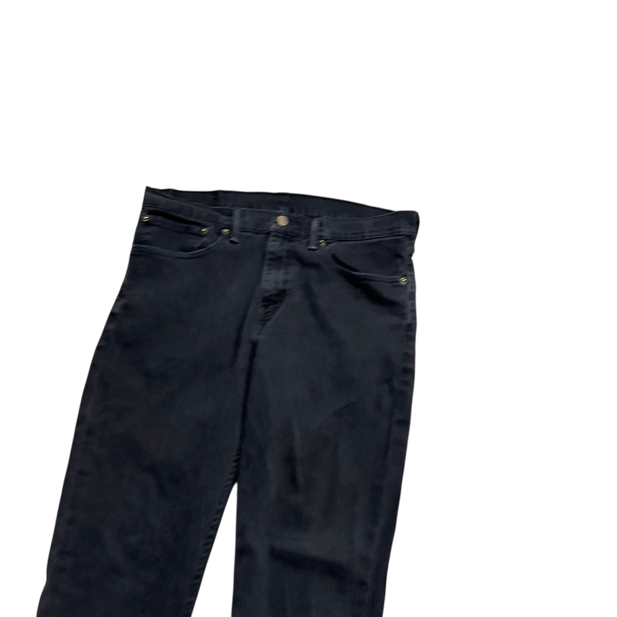 Levis 511 Jeans W34 L32 Mens Black Slim Fit Stretch Vintage Denim