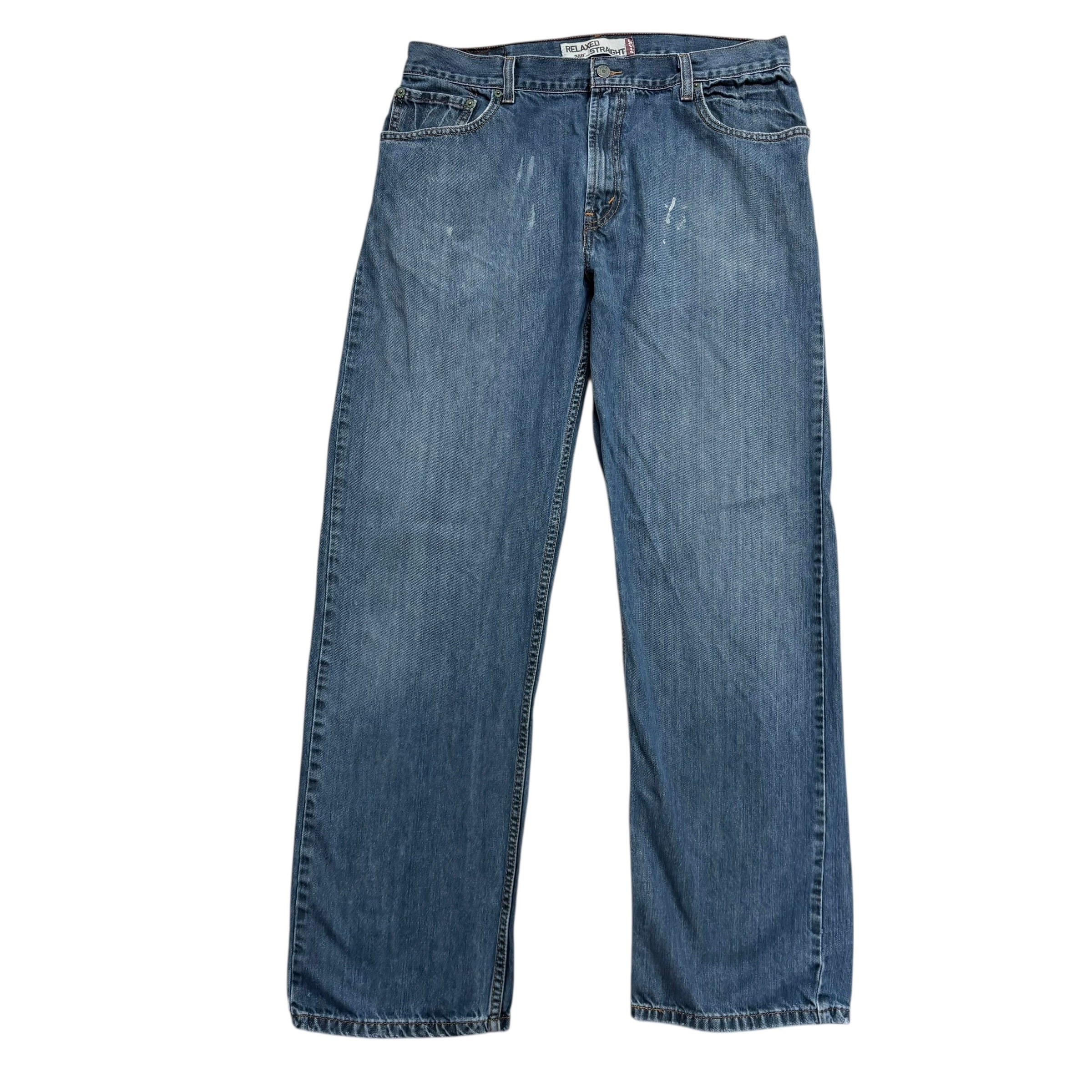 Levis 559 Jeans W36 L33 Mens Dark Blue Baggy Relaxed Straight Fit Vintage