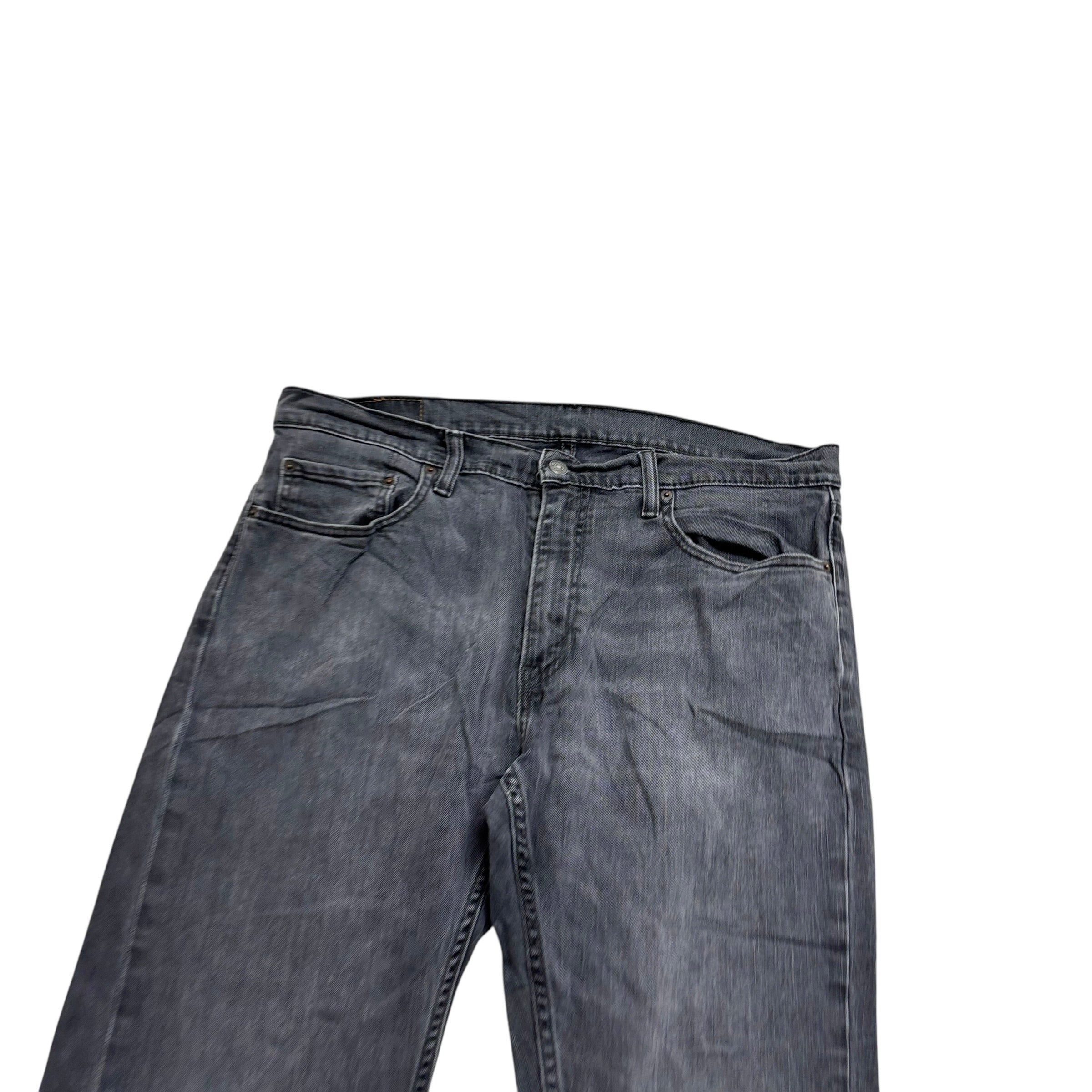 Levis 559 Jeans W36 L32 Mens Grey Baggy Relaxed Straight Fit Stretch Denim