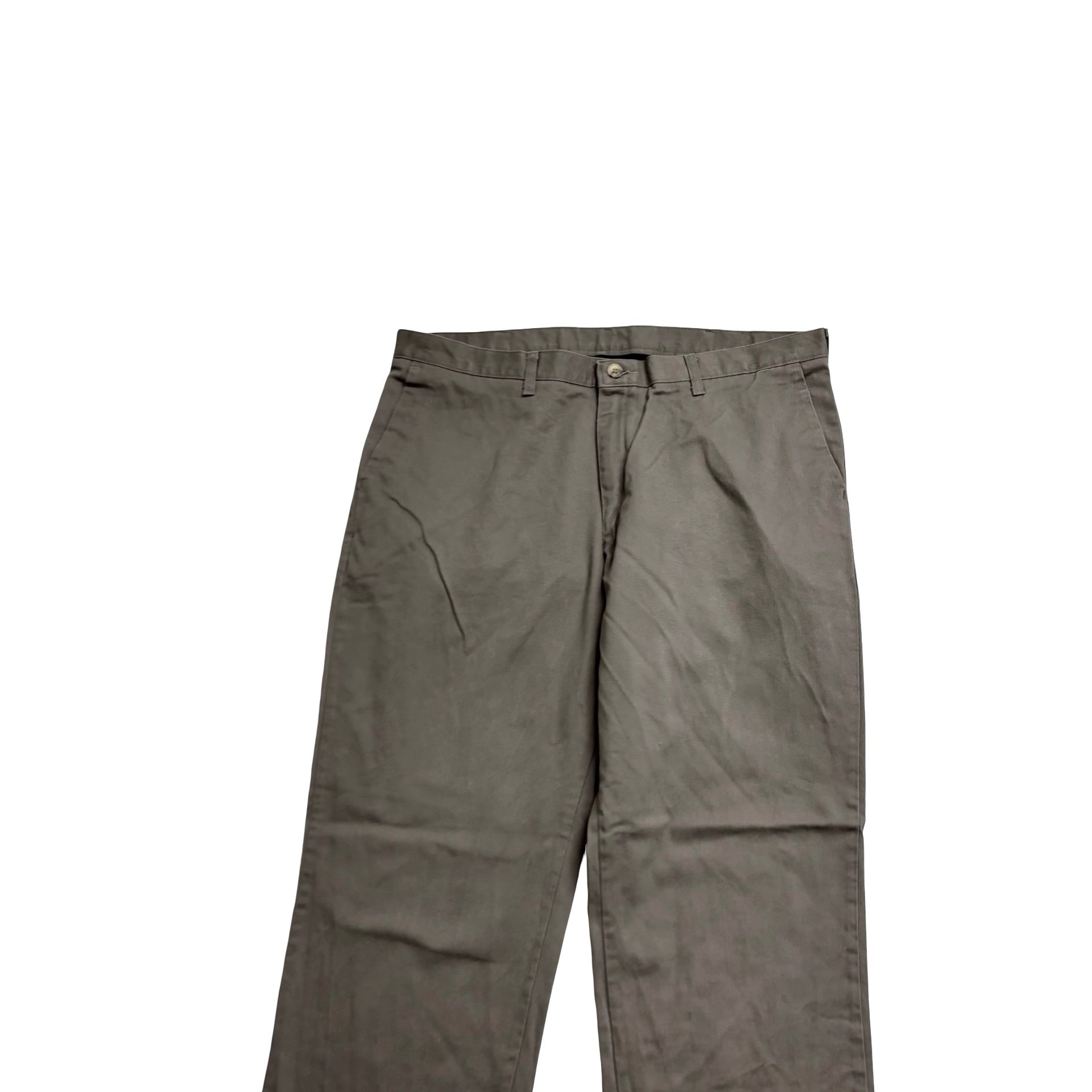 Lee Trousers W40 L30 Mens Brown Relaxed Straight Fit Vintage Pants (E)