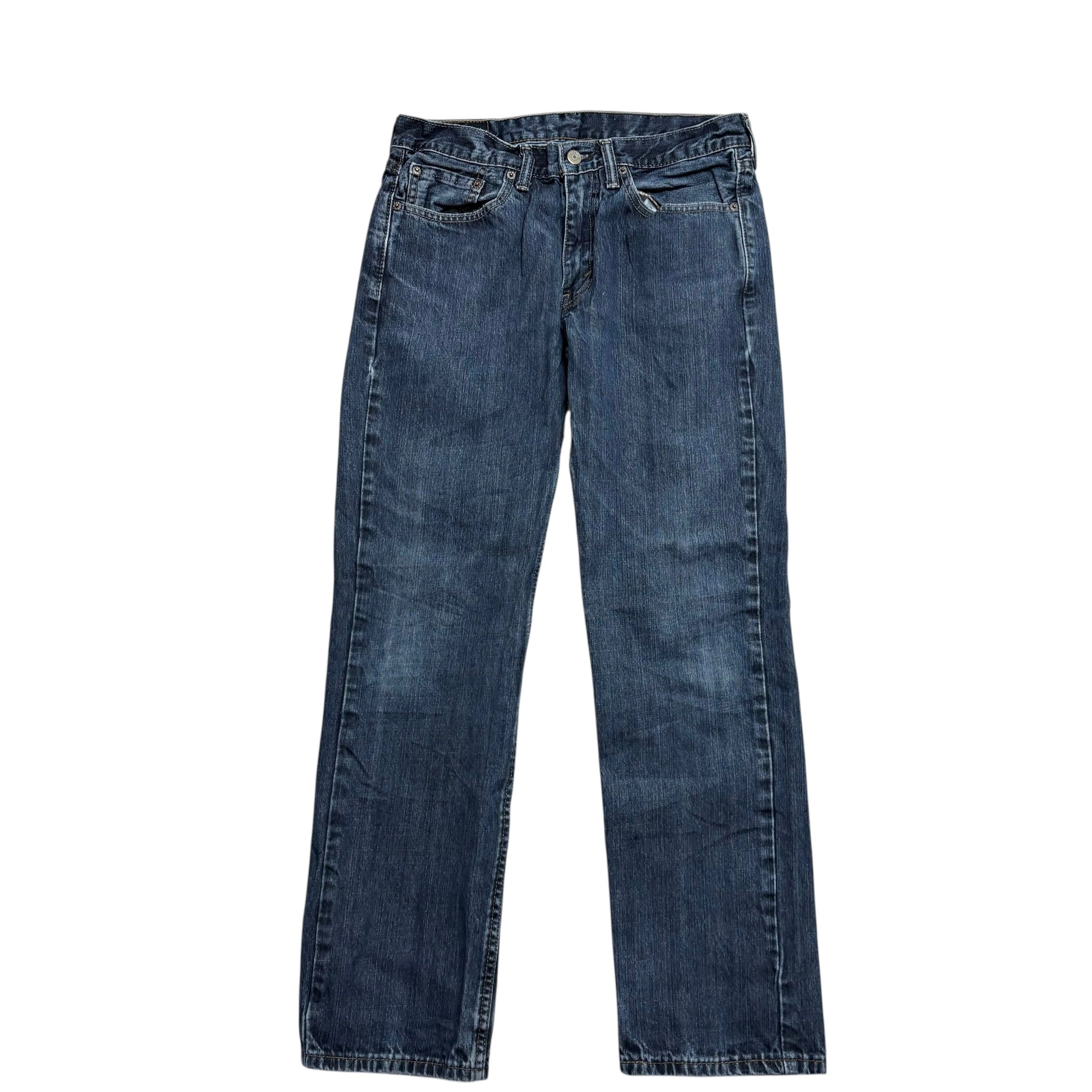 Levis 514 Jeans W31 L30 Mens Dark Blue Regular Straight Fit Denim