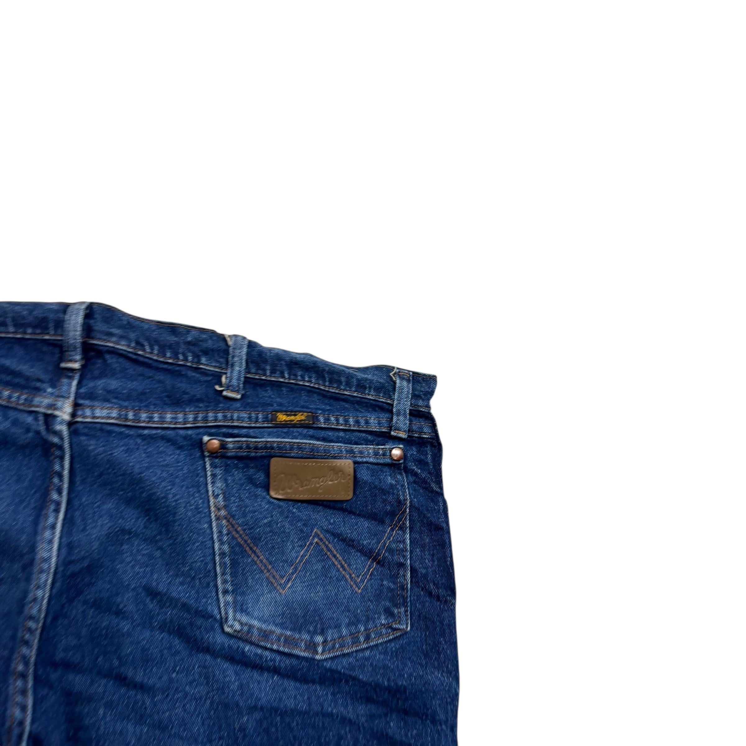 Wrangler Jeans Cowboy Cut W44 L29 Mens Dark Blue 947 Bootcut Fit Stretch