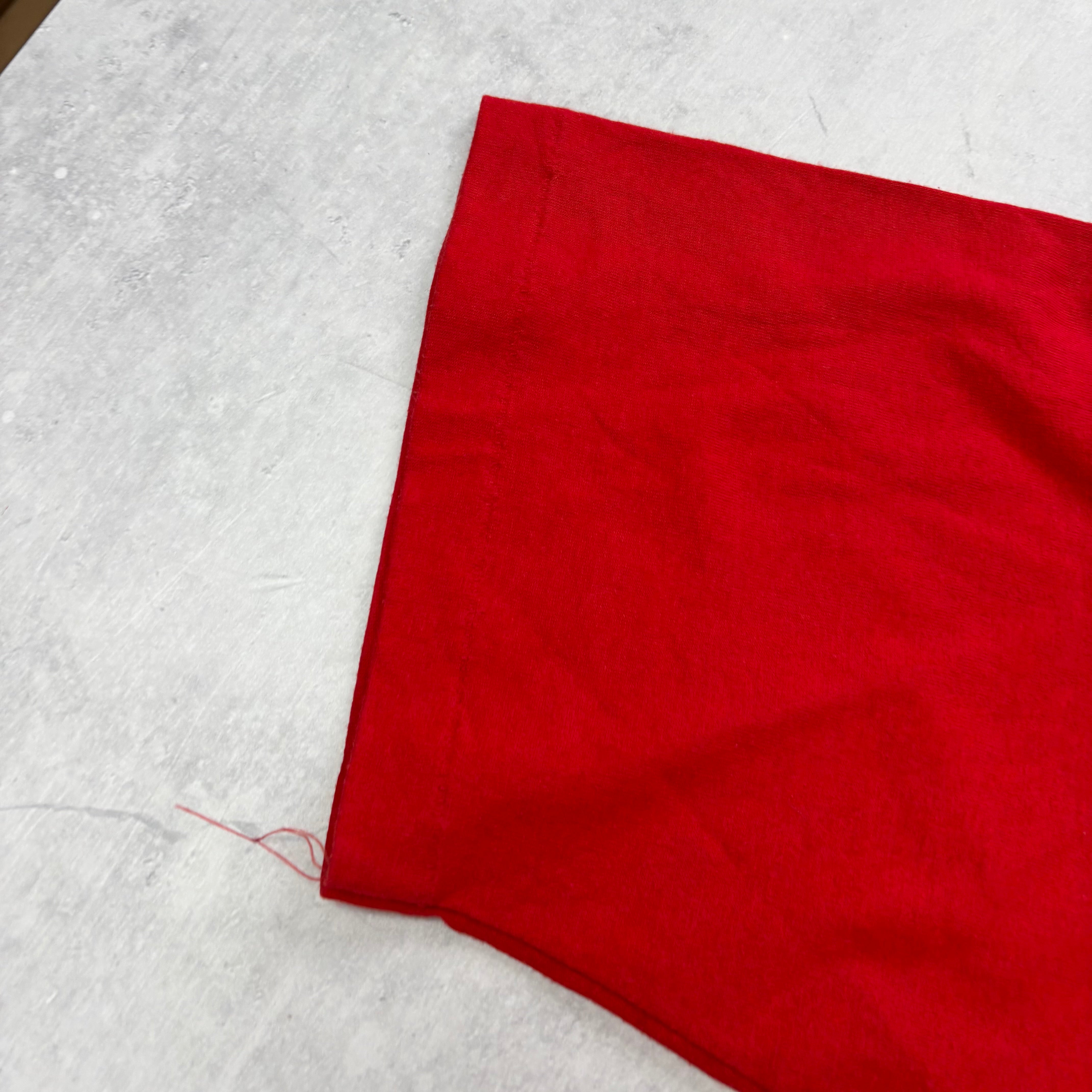 Vintage T Shirt Mens Large Red Single Stitch Graphic Print 90s Tourist (E)