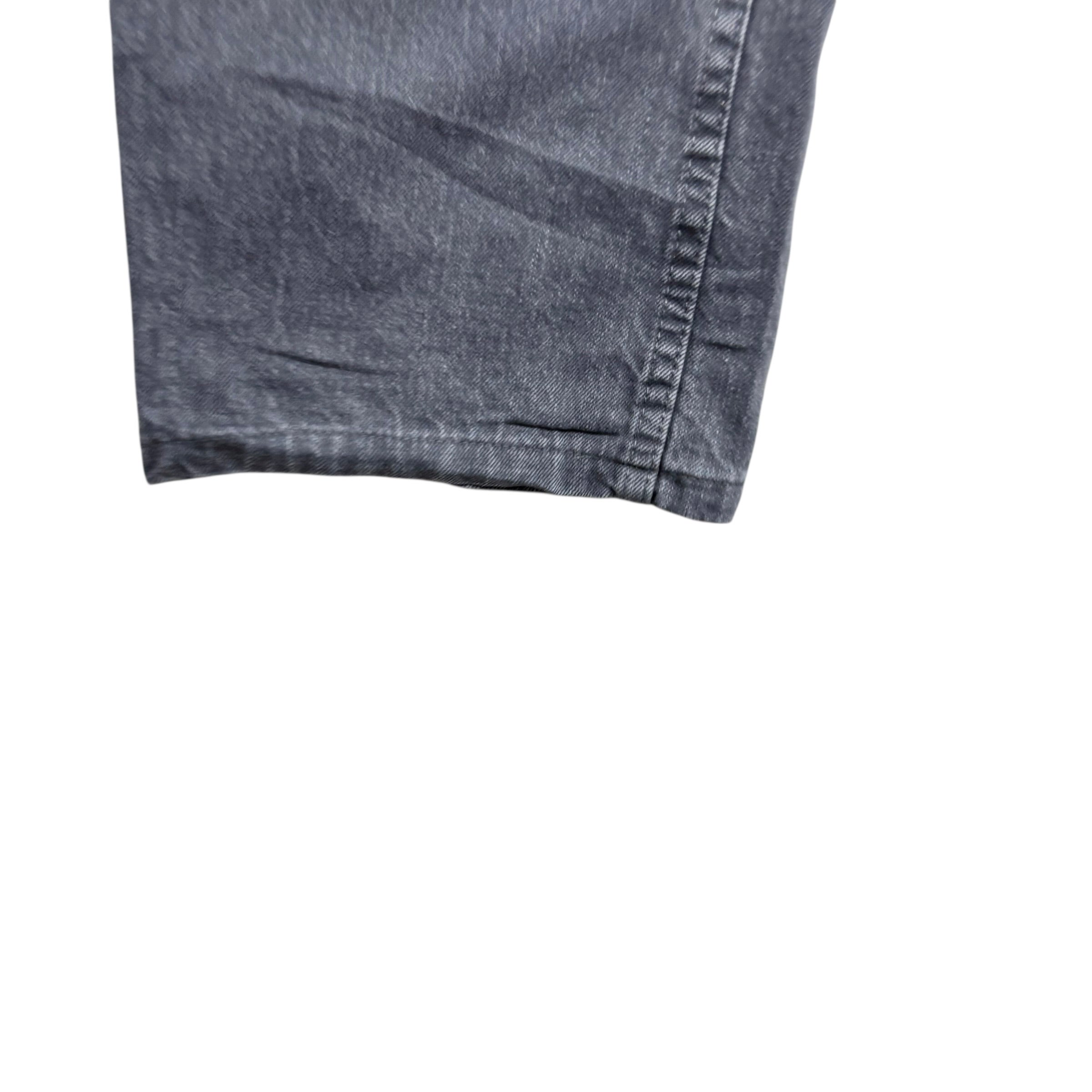 Wrangler Jeans W40 L30 Mens Grey Relaxed Straight Fit Vintage Denim (E)