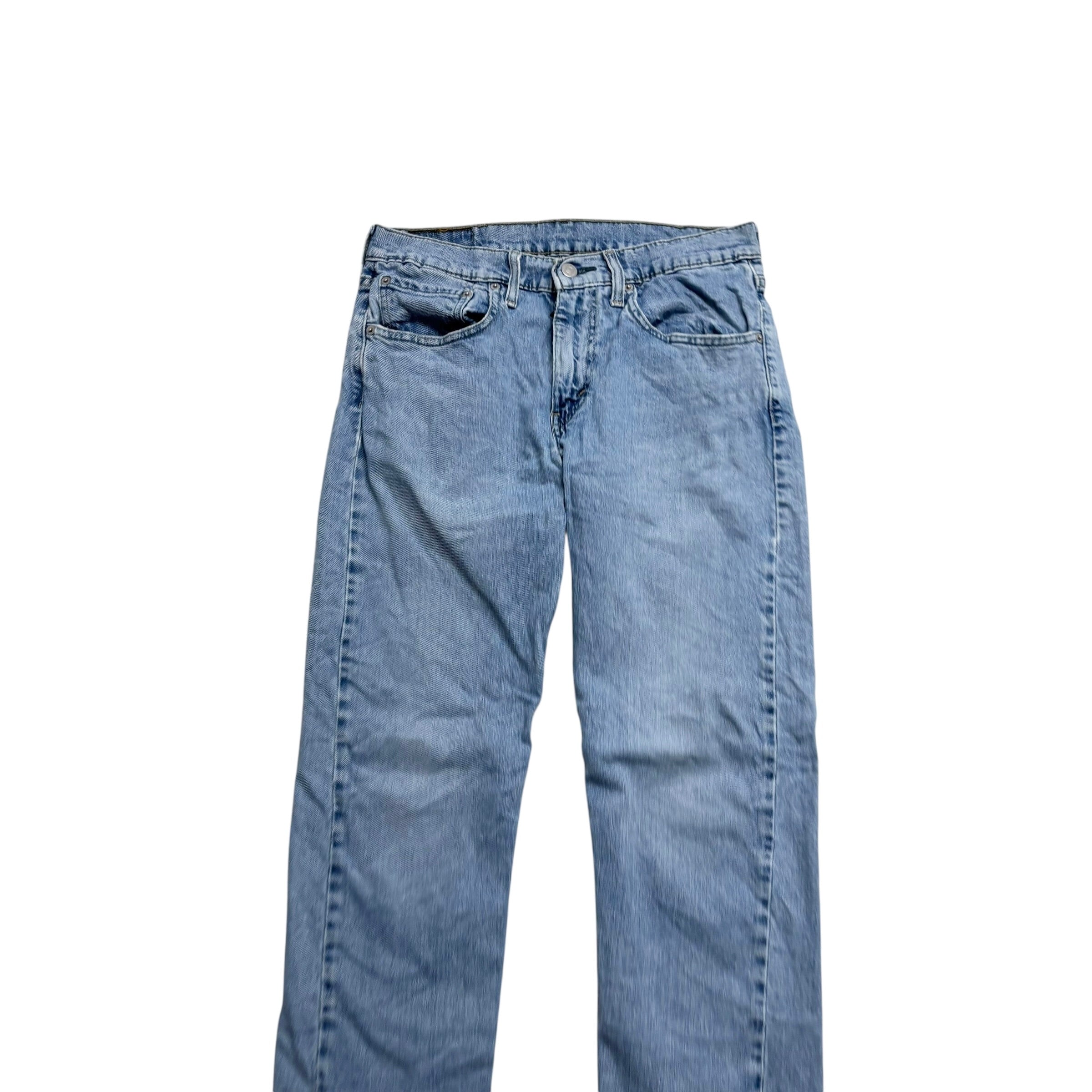 Levis 502 Jeans W31 L31 Mens Light Blue Regular Tapered Fit Stretch Denim