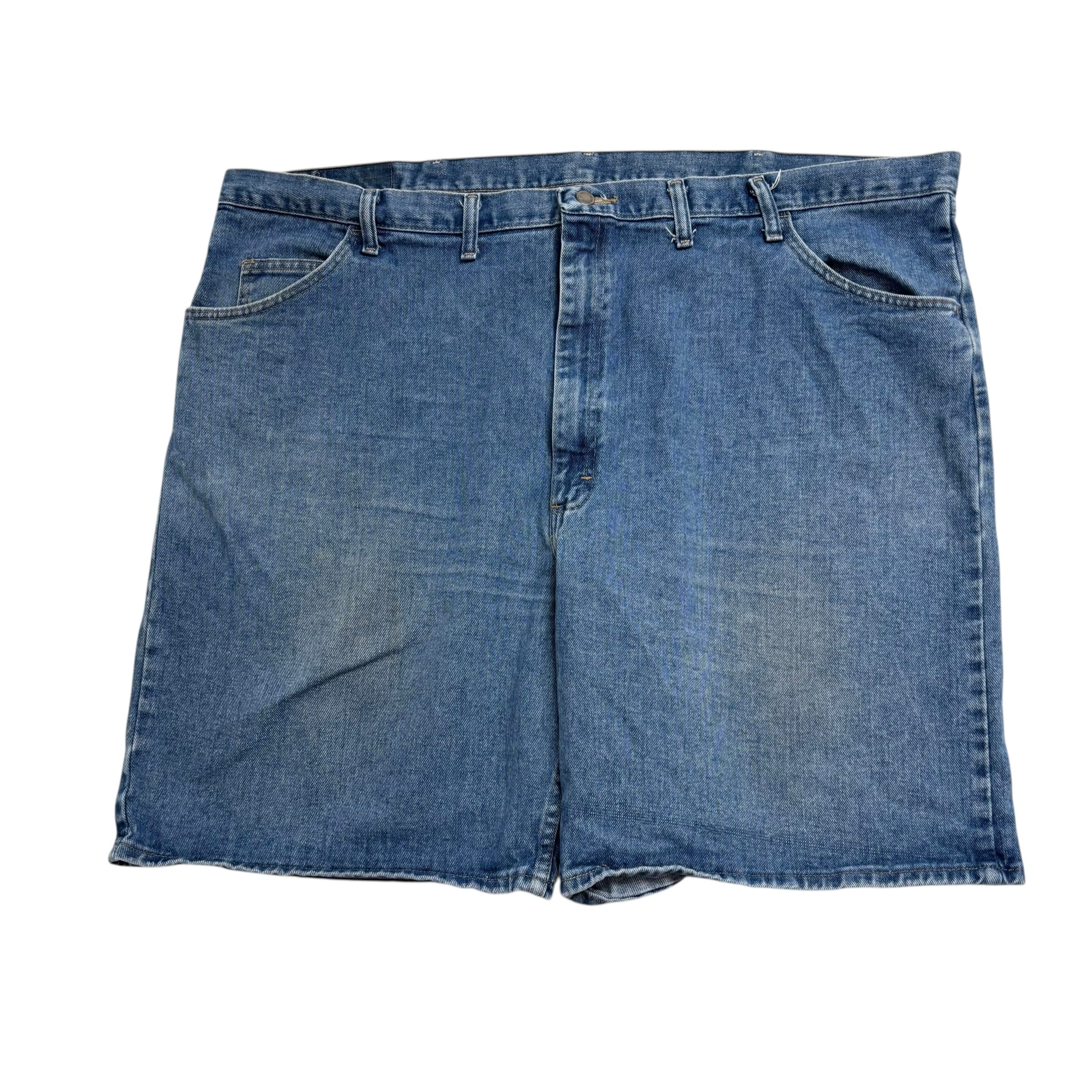 Wrangler Baggy Jorts W48 Mens Denim Shorts Mid Blue Relaxed Fit (F)