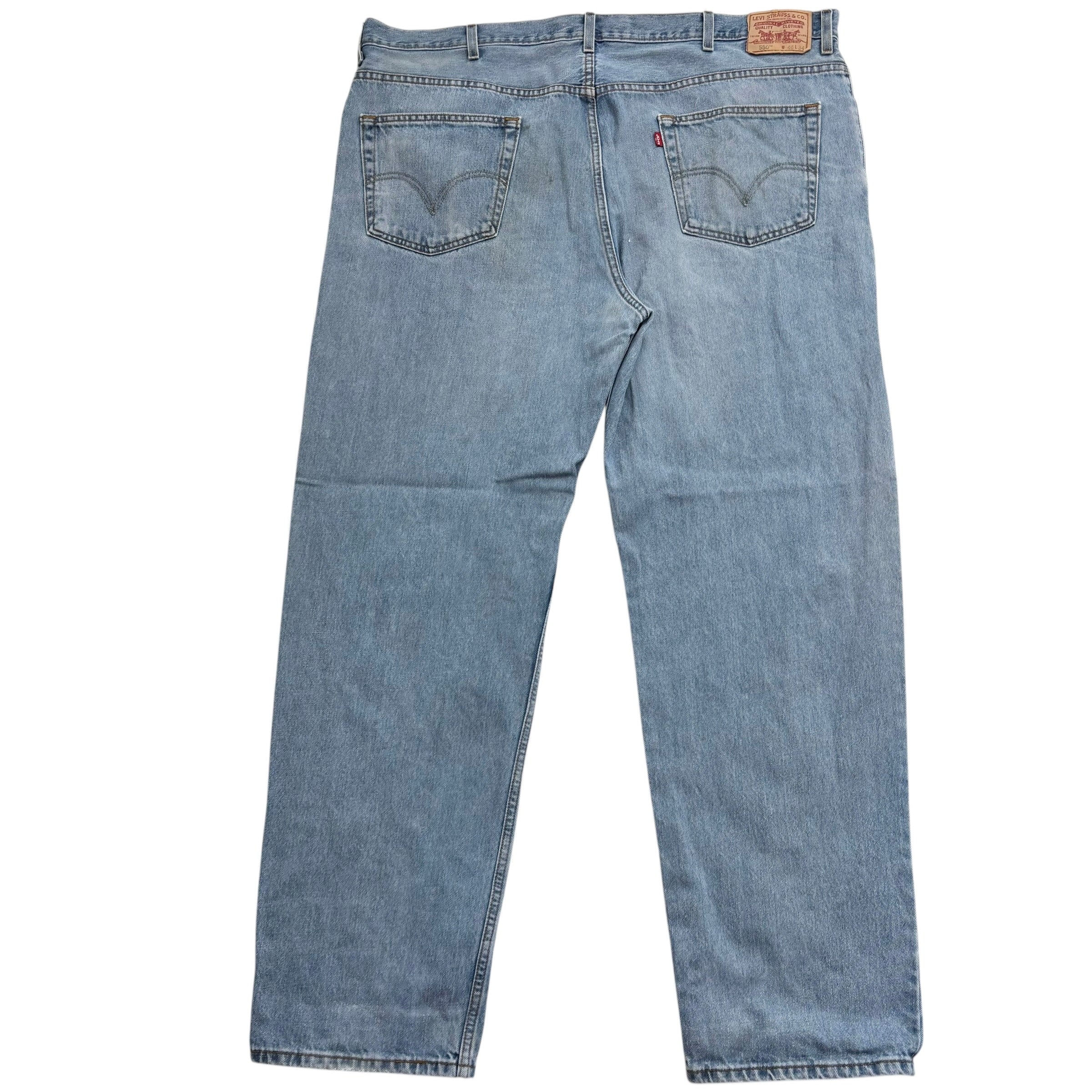 Levis 550 Jeans W46 L34 Mens Light Blue Baggy Relaxed Straight Vintage Denim (F)