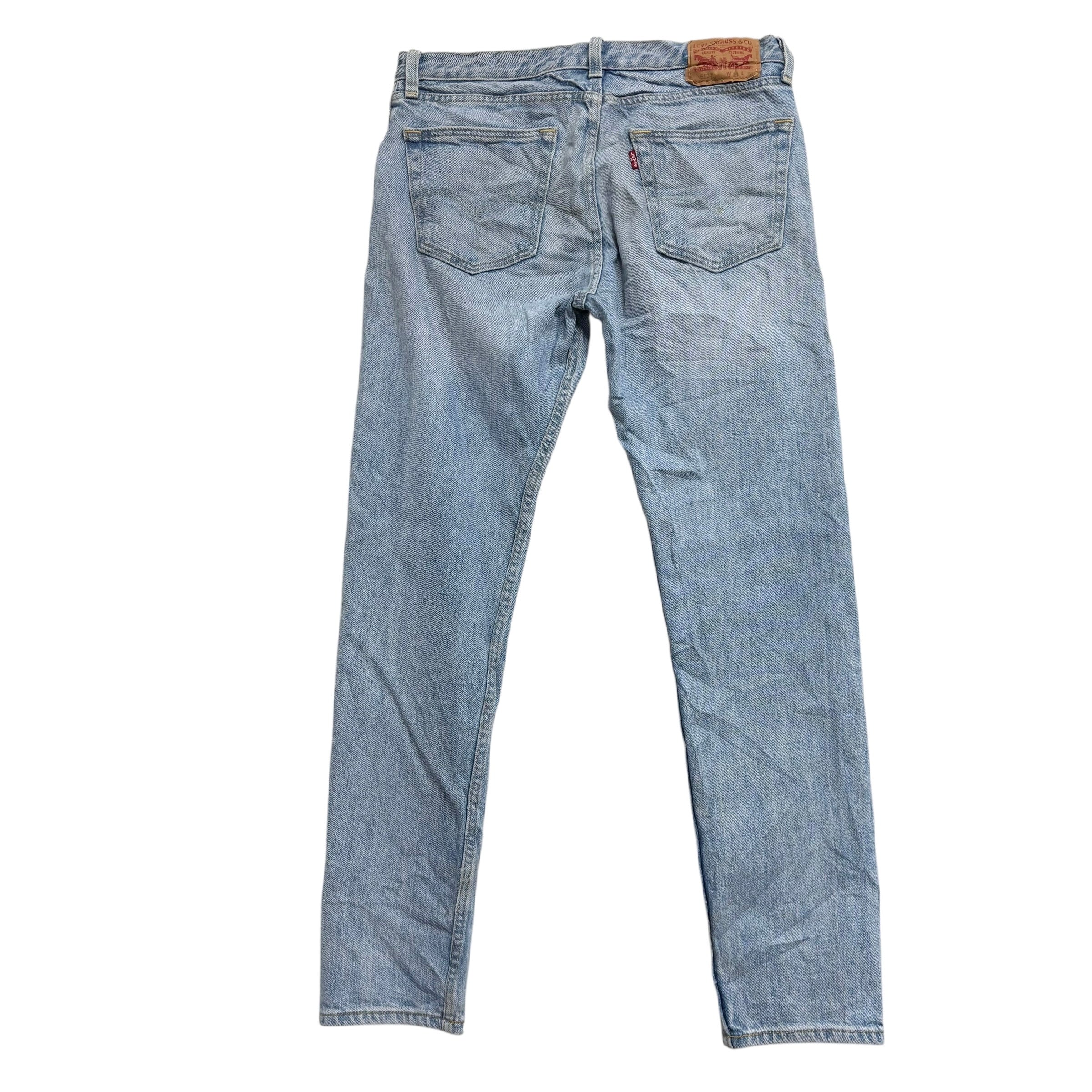 Levis 512 Jeans W31 L30 Mens Light Blue Slim Tapered Fit Stretch Denim