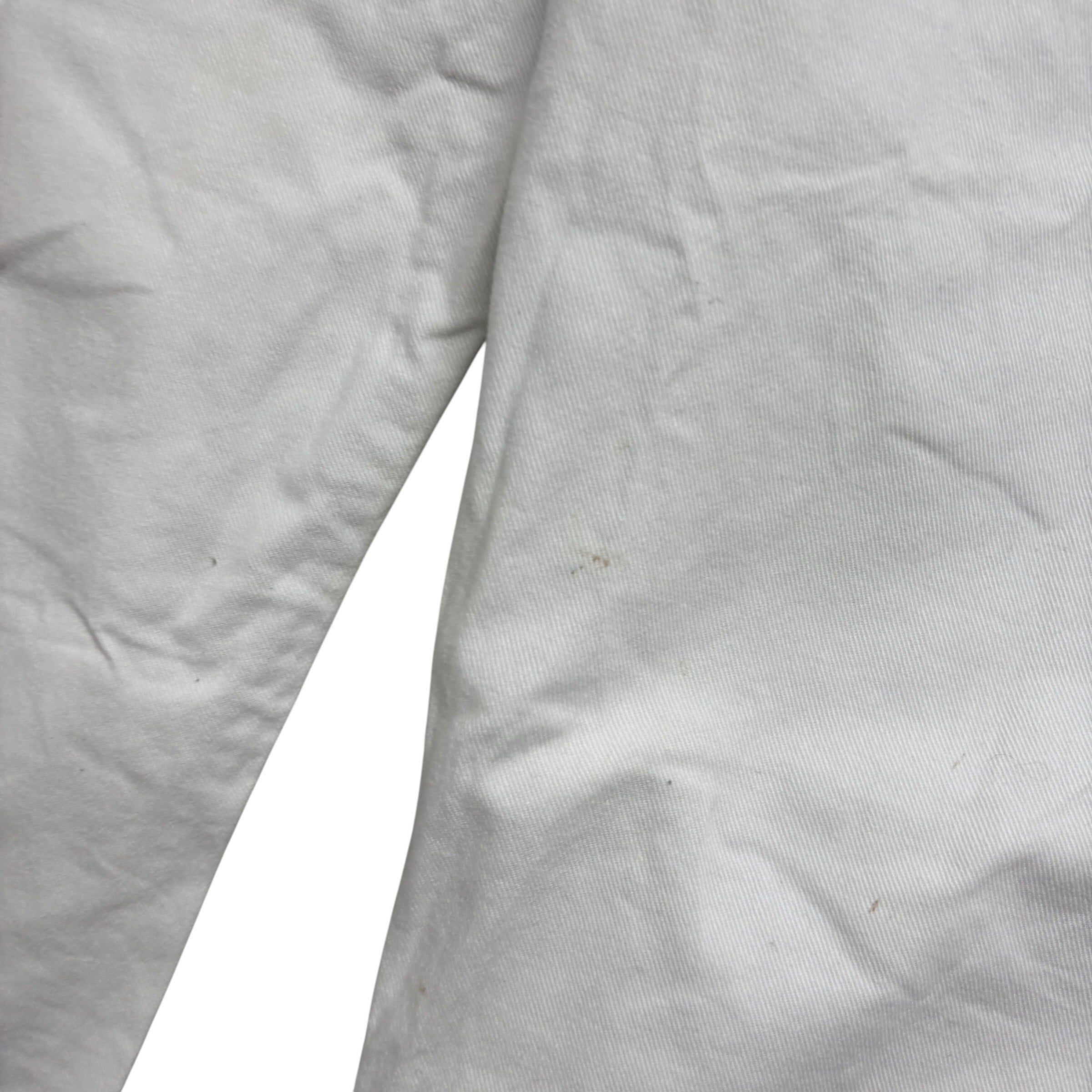 Levis 569 Jeans W44 L29 Mens White Baggy Relaxed Straight Fit Stretch Denim (F)