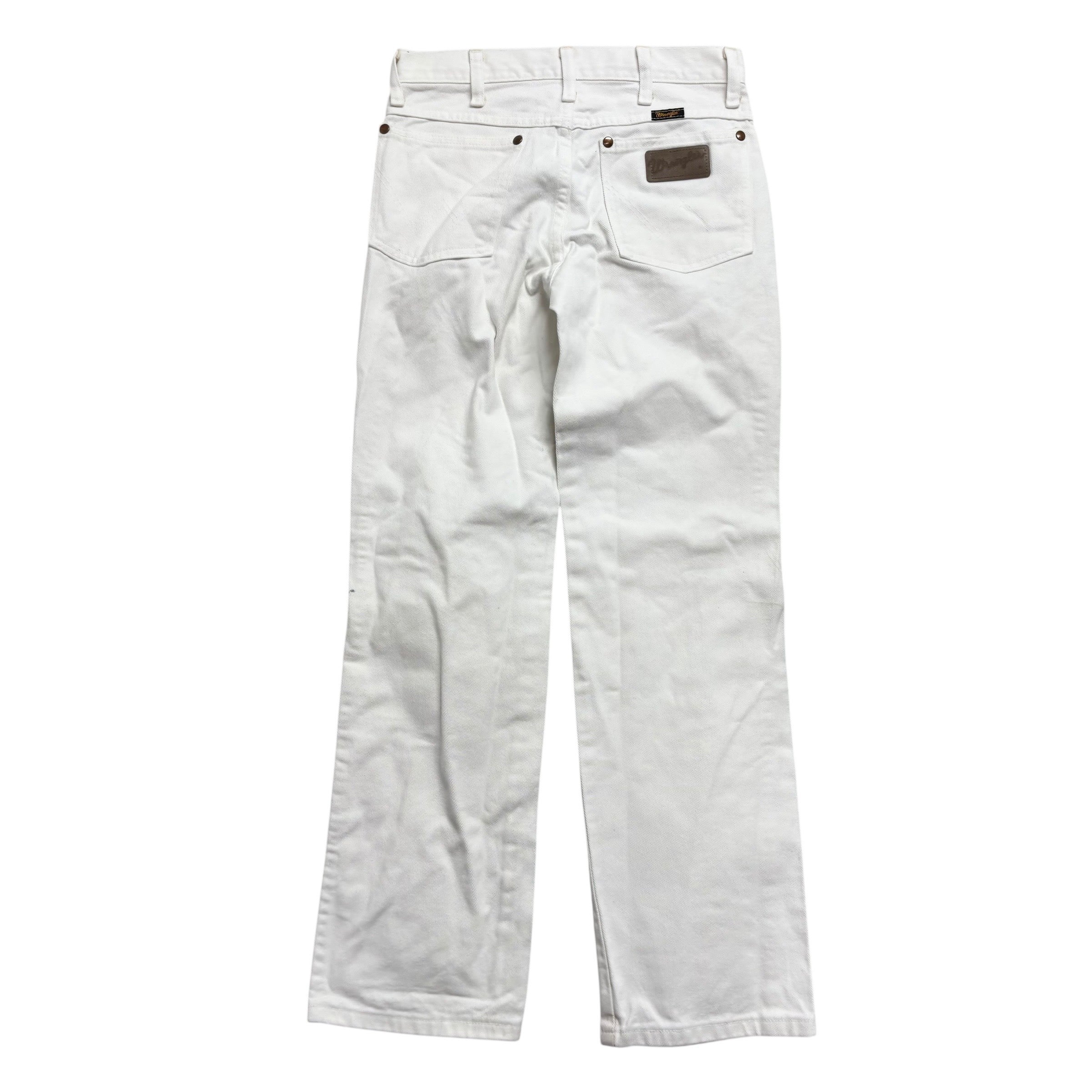 Wrangler Jeans Cowboy Cut W28 L30 Mens White 936 Slim Fit Denim (F)