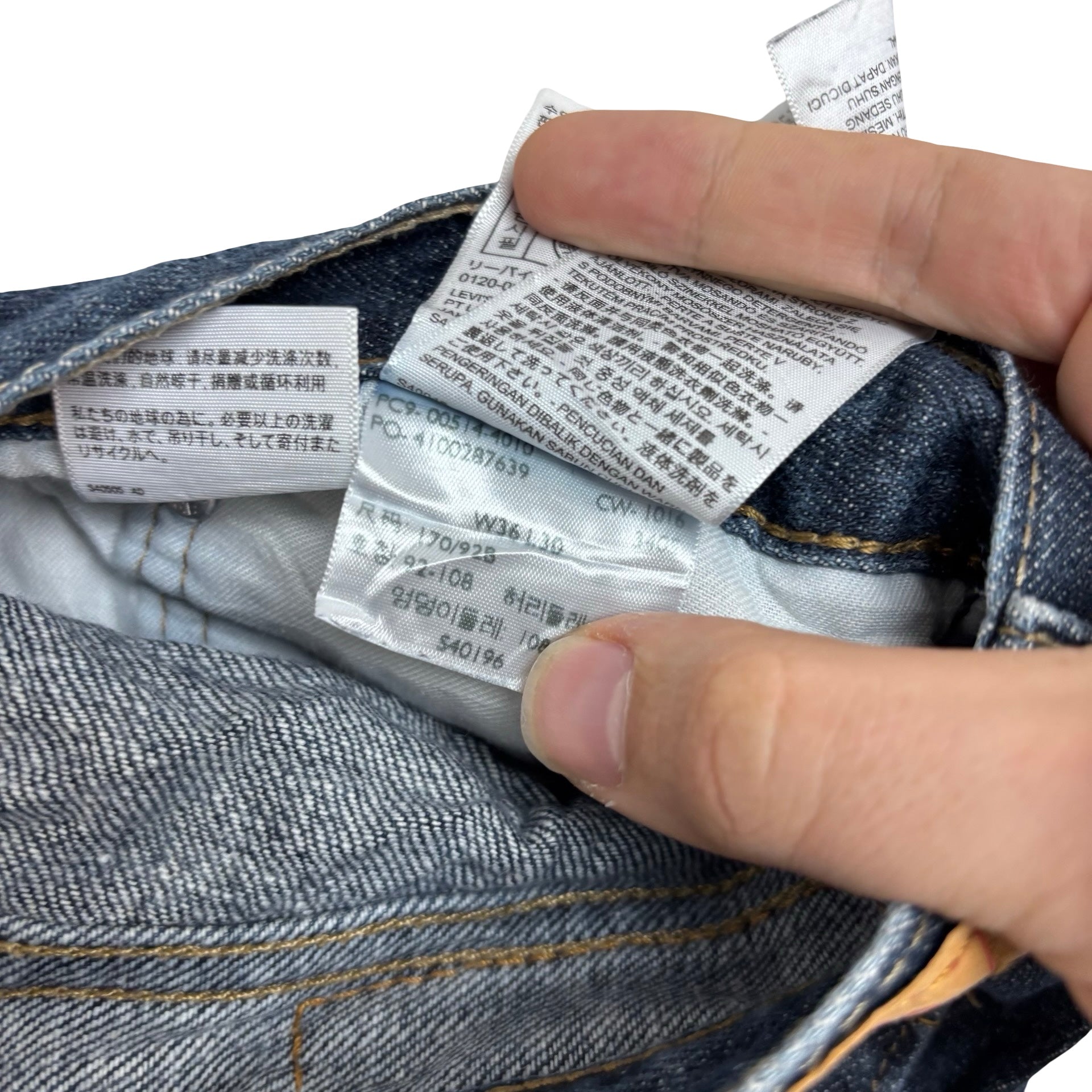 Levis 514 Jeans W36 L30 Mens Dark Blue Regular Straight Fit Denim