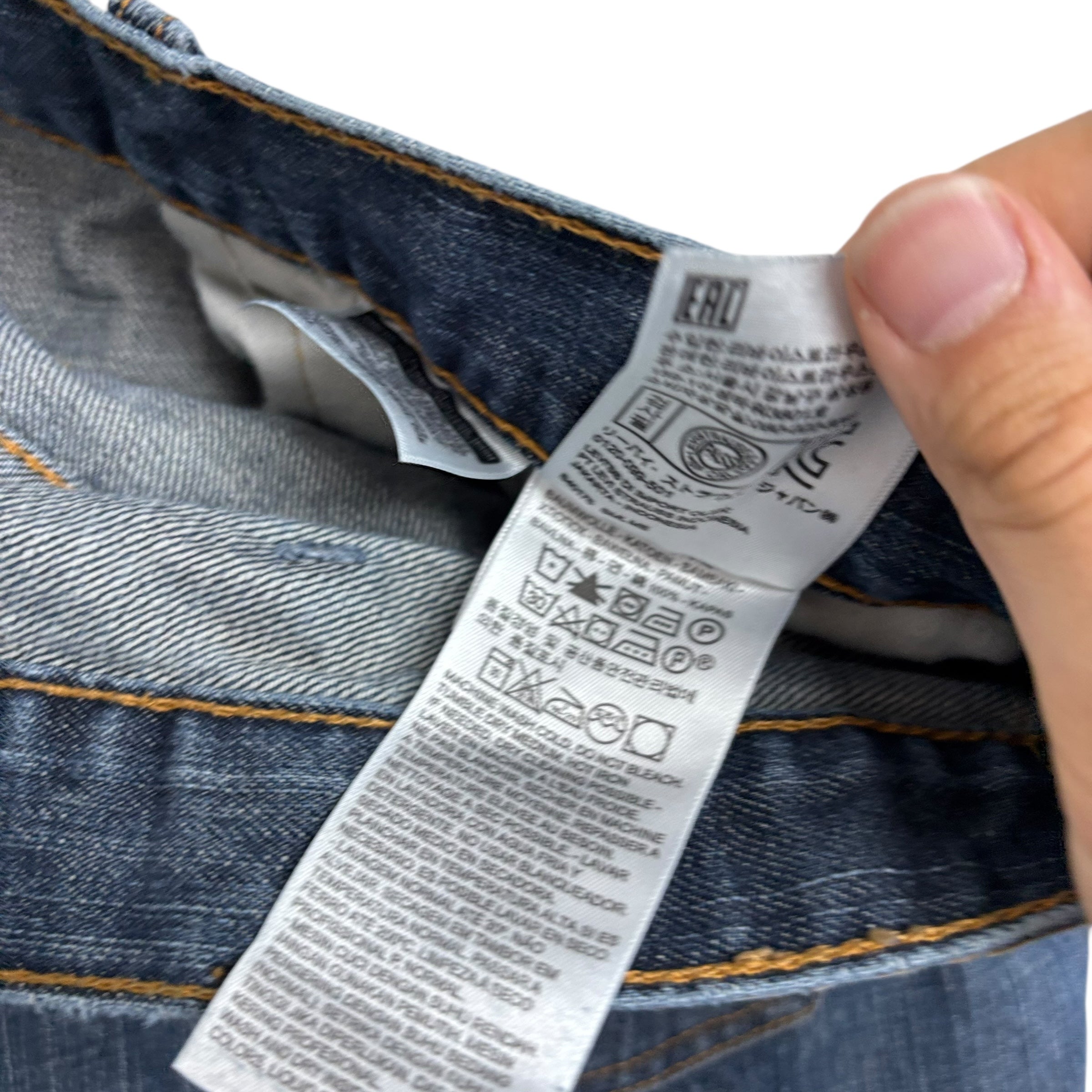 Levis 559 Jeans W40 L32 Mens Mid Blue Baggy Relaxed Straight Fit Denim (E)