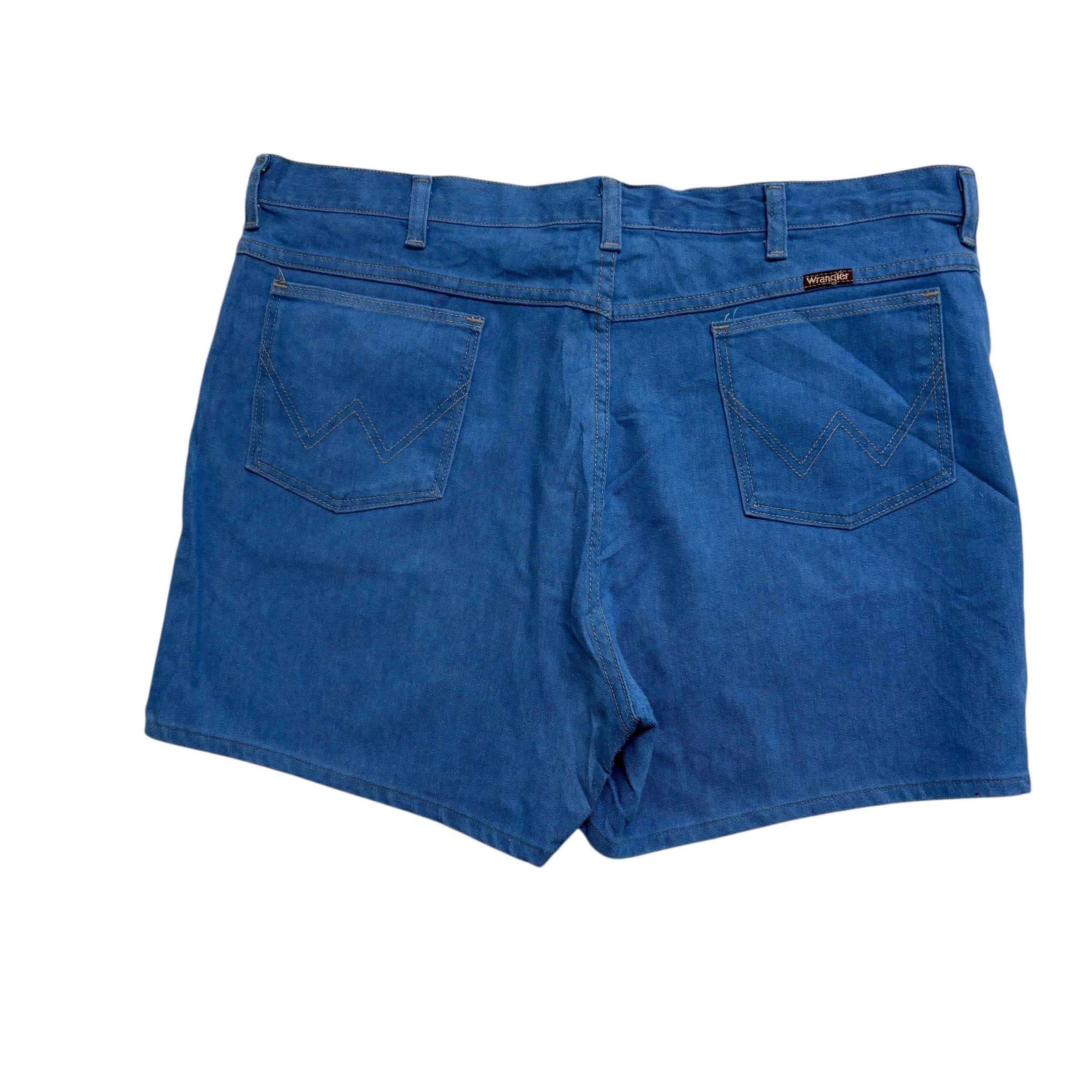 Vintage Wrangler Denim Shorts W40 Mens Blue 4in
