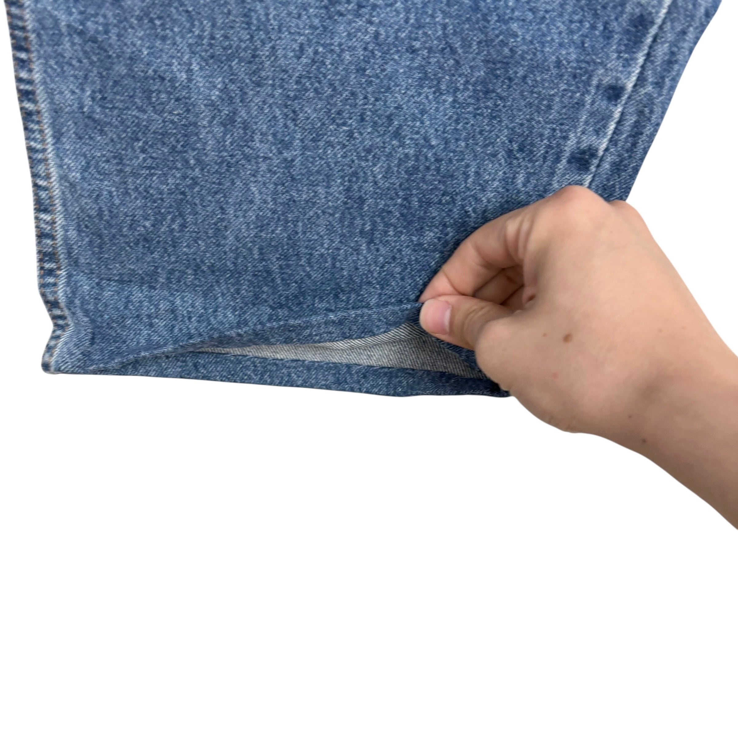 Levis 540 Jeans W44 L27 Mens Mid Blue Relaxed Straight Fit 90s Vintage Denim (E)