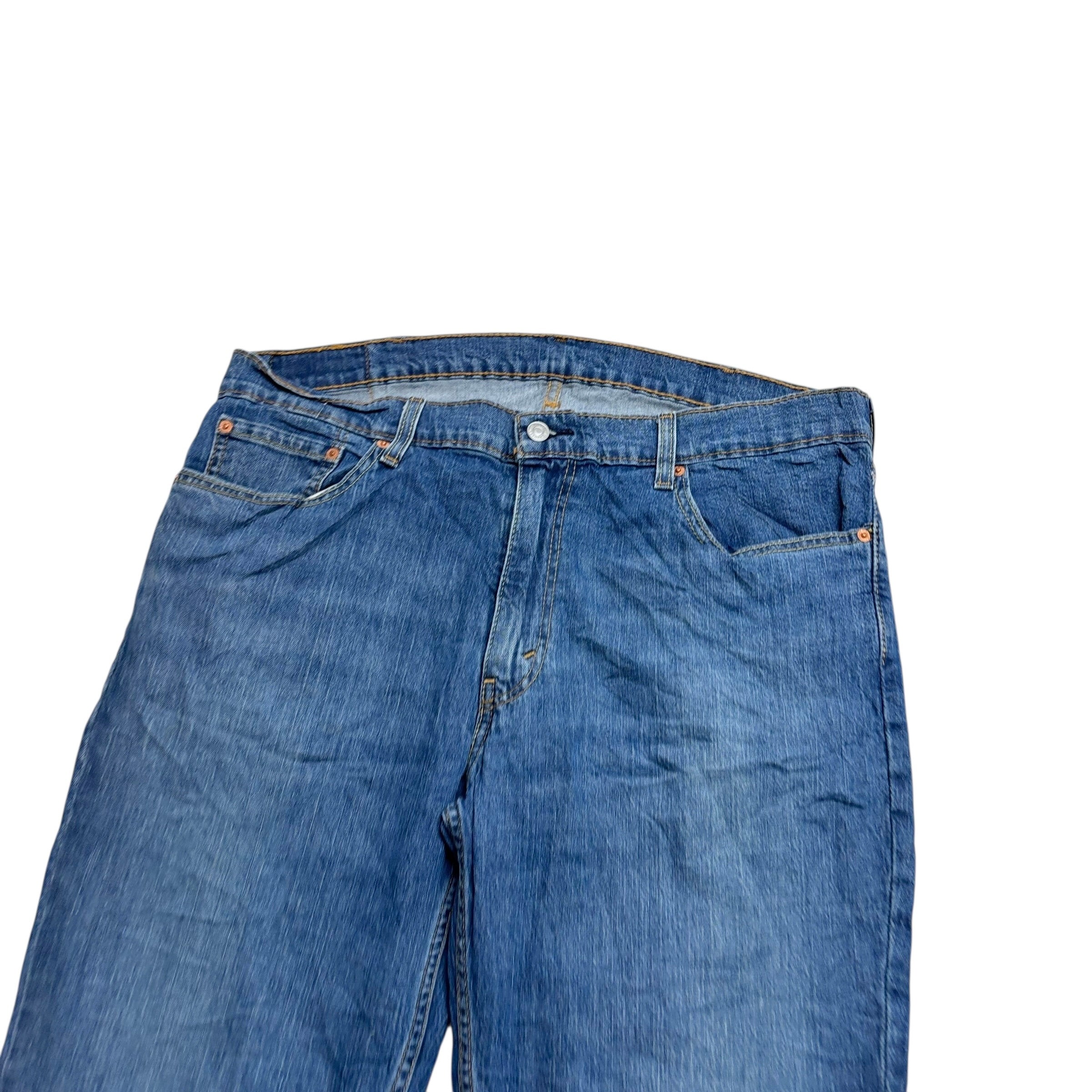 Levis 511 Jeans W38 L36 Mens Mid Blue Slim Fit Stretch Denim (E)