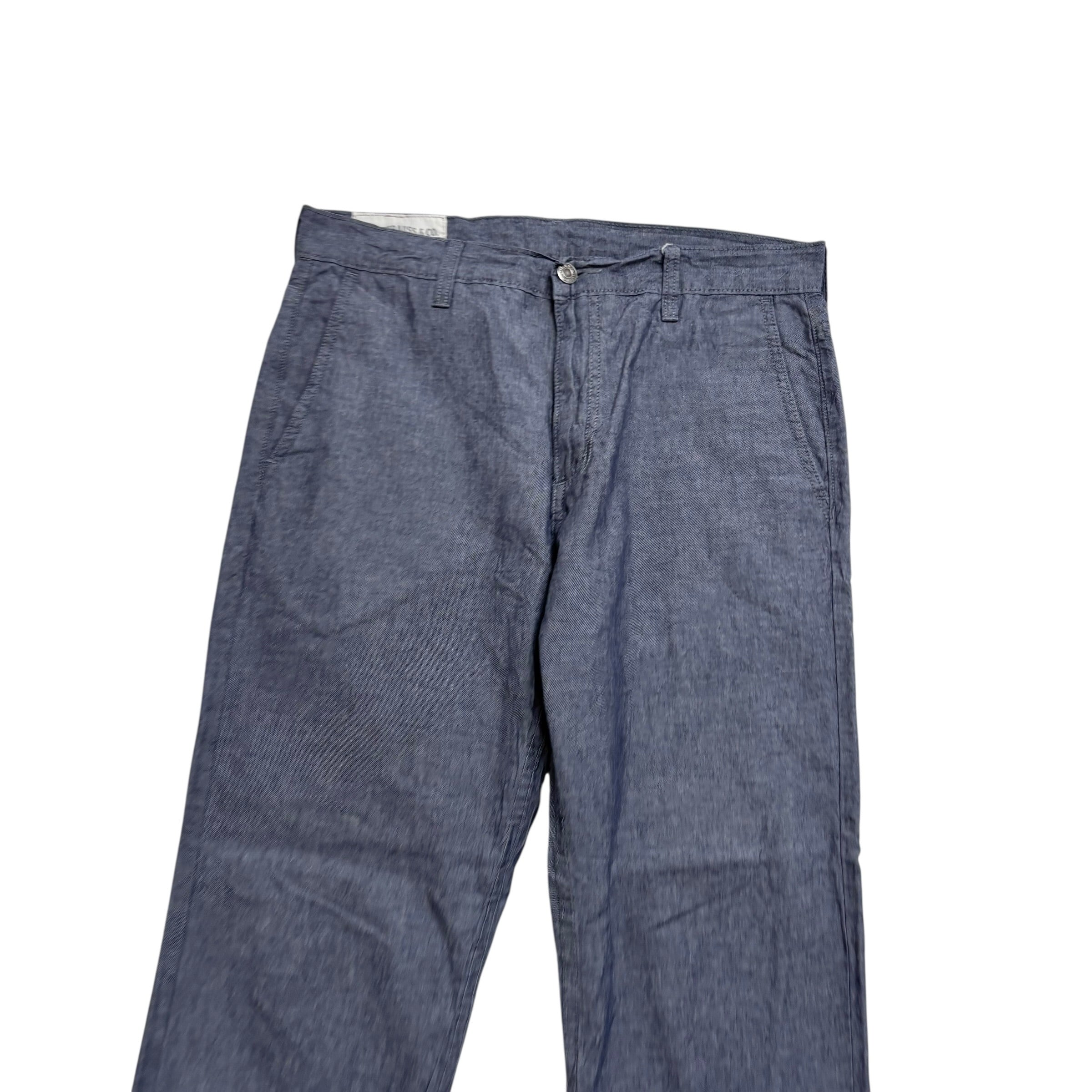 Levis Trousers W32 L30 Mens Grey Regular Tapered Fit Pants (E)