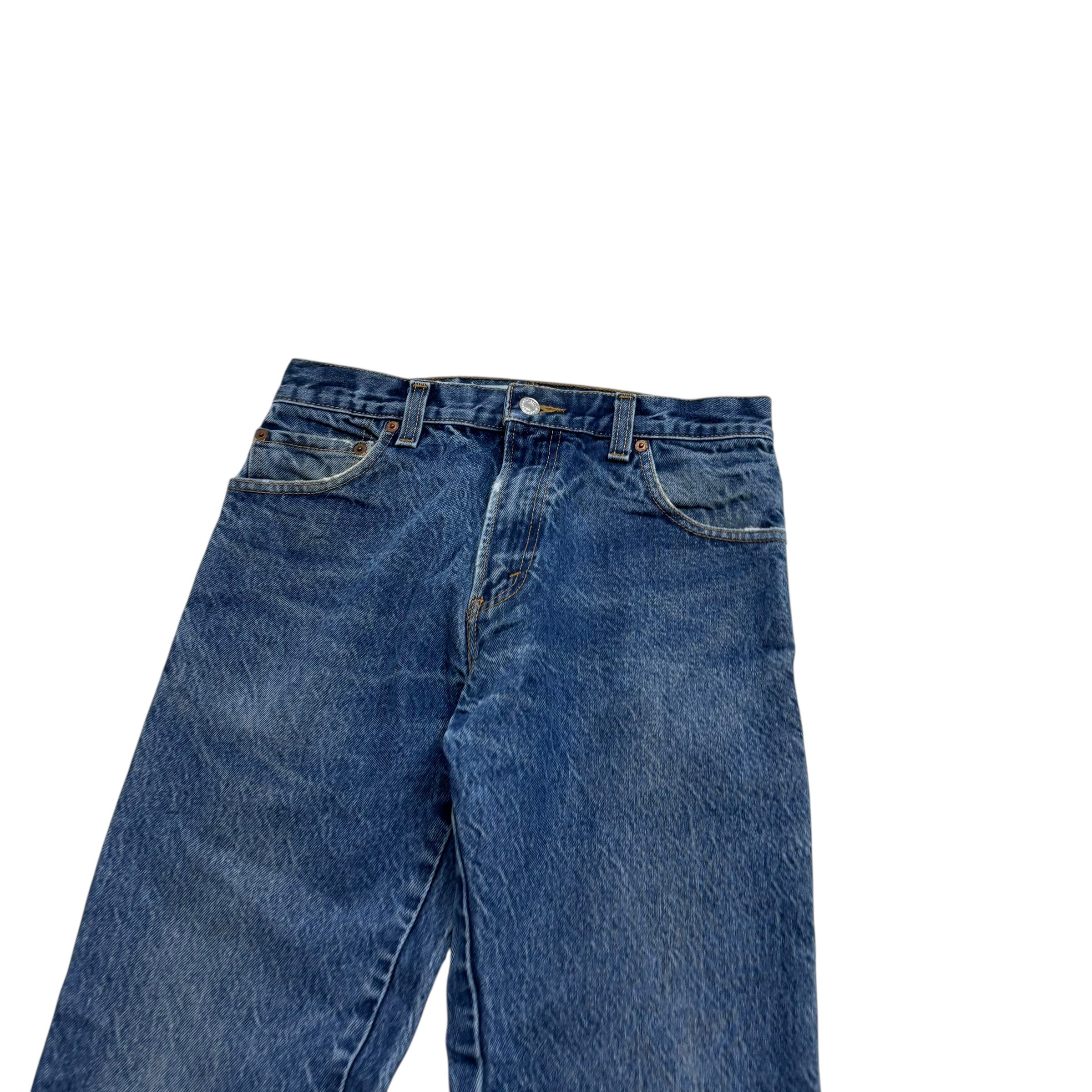 Levis 517 Jeans W30 L30 Mens Mid Blue Regular Bootcut Fit Vintage Denim (F)