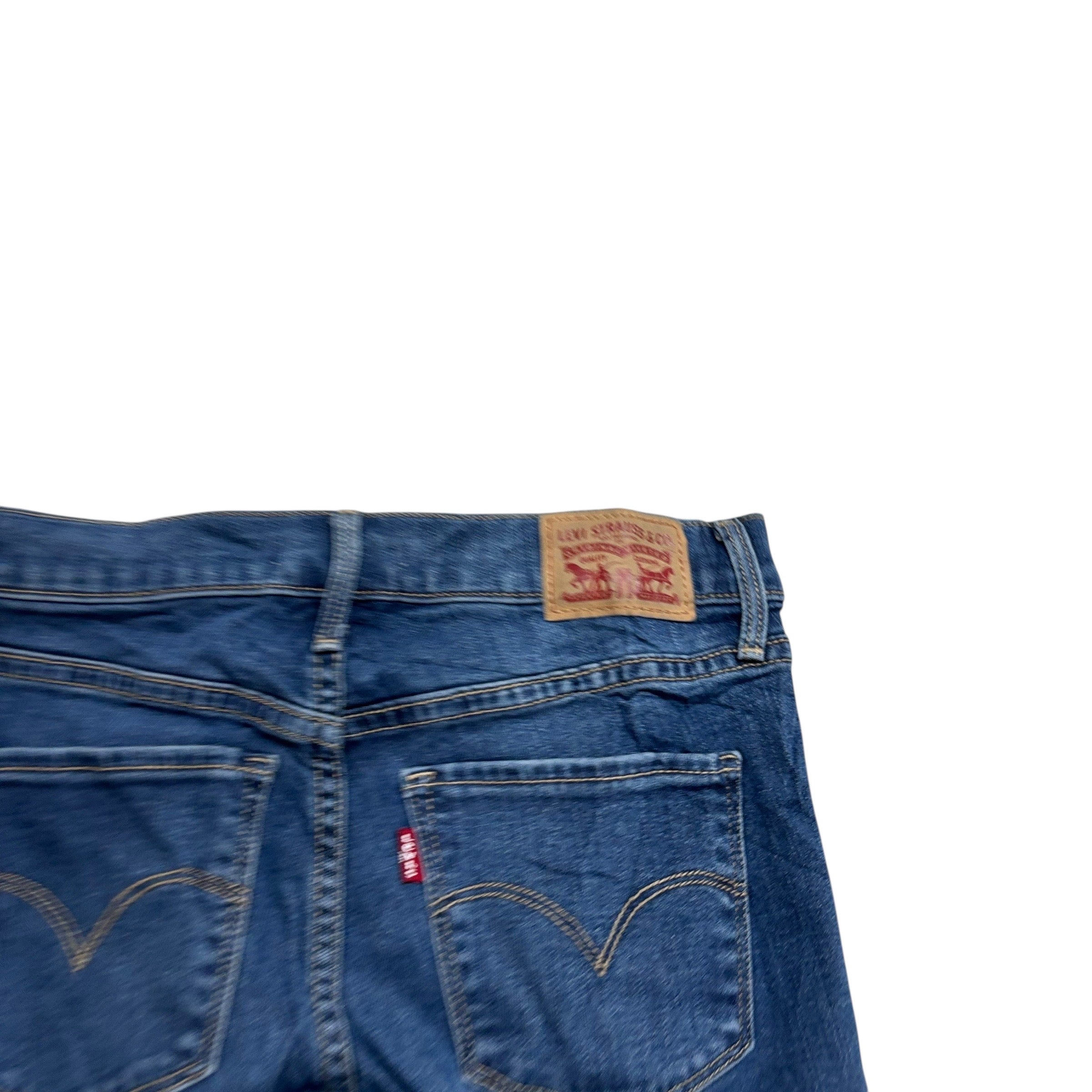 Levis 311 Jeans W26 L26 Womens Shaping Skinny Dark Blue Stretch Denim (E)