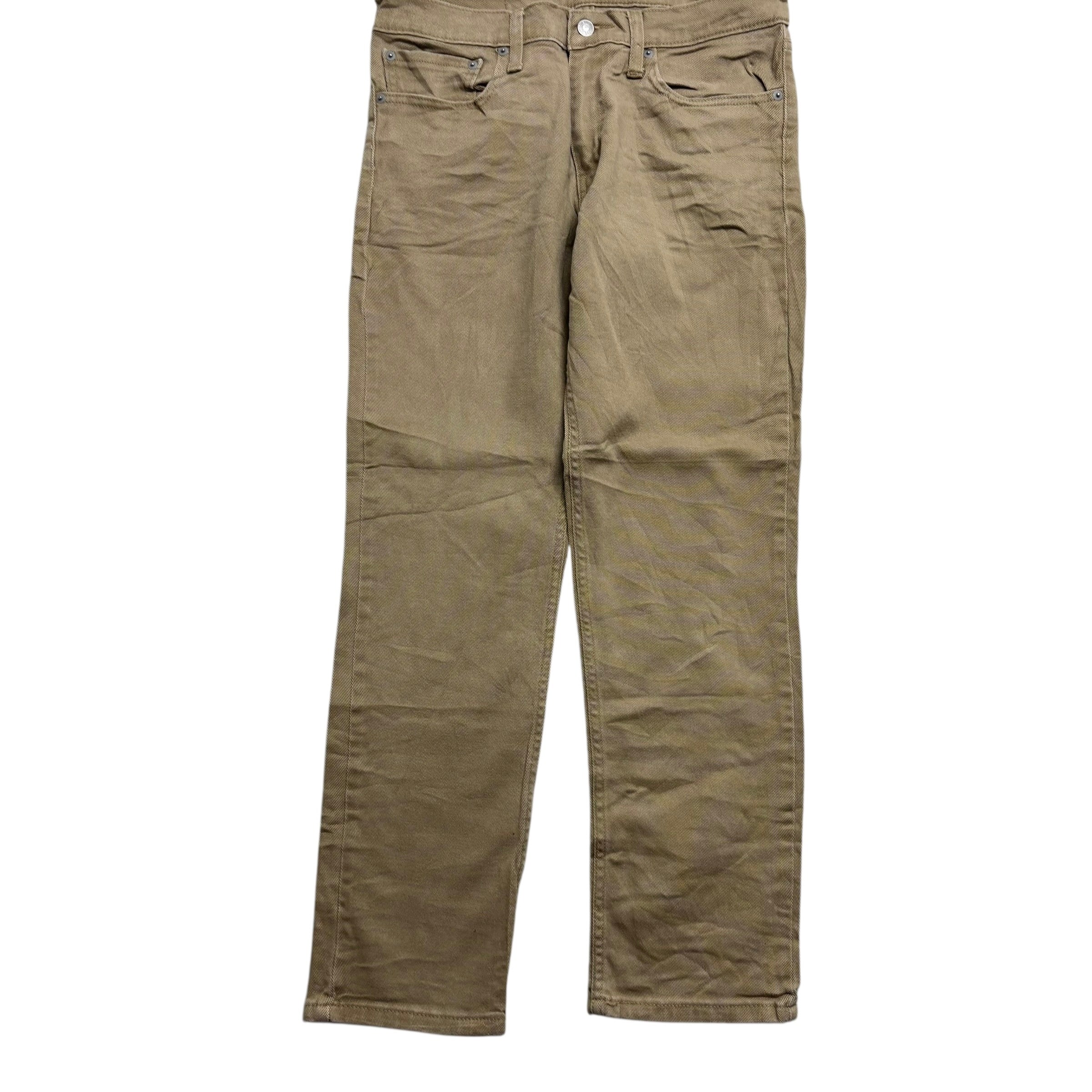 Levis 511 Trousers W32 L30 Mens Beige Slim Fit Stretch Pants