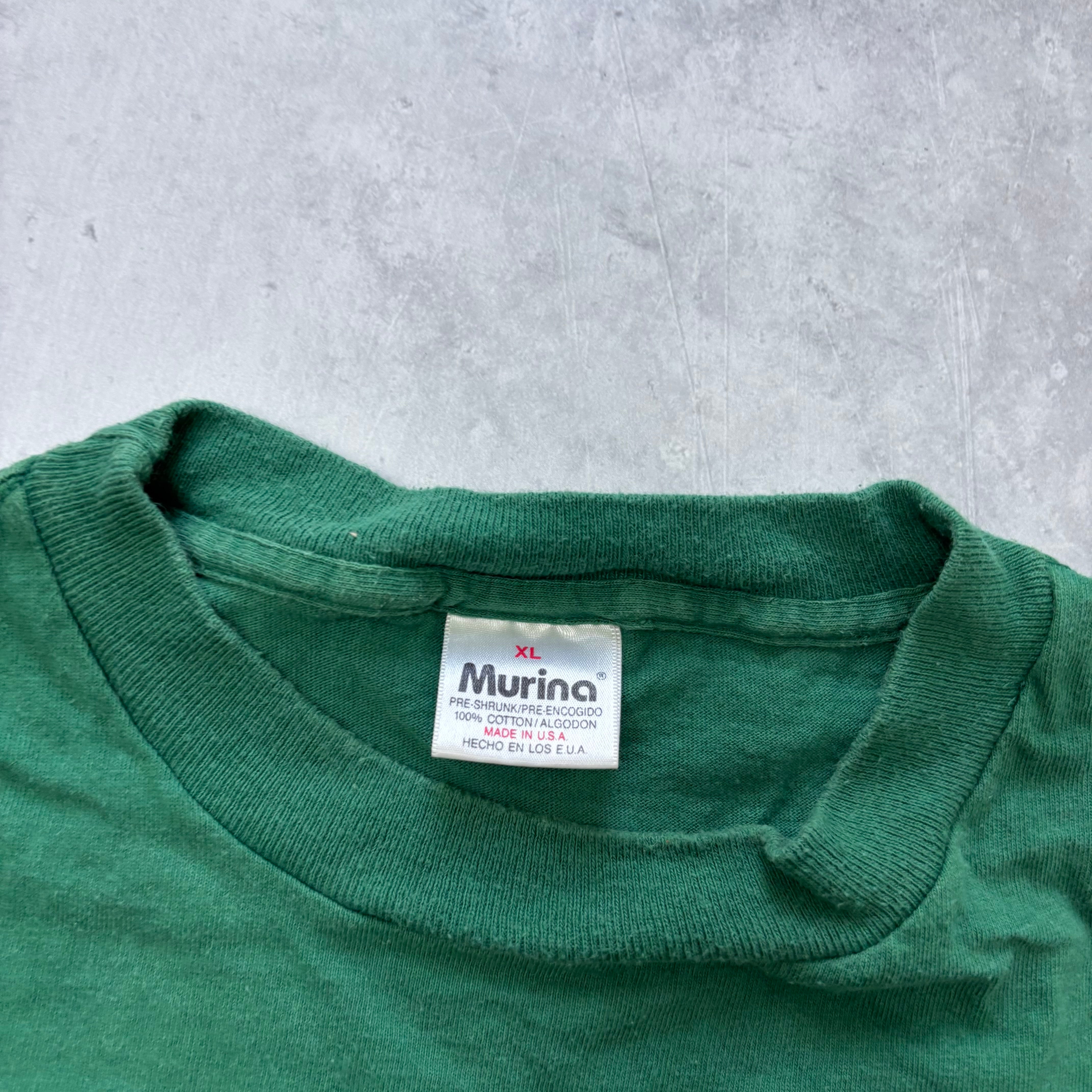 Vintage Guttermouth T Shirt Mens XL Green 90s Punk Band Music (E)