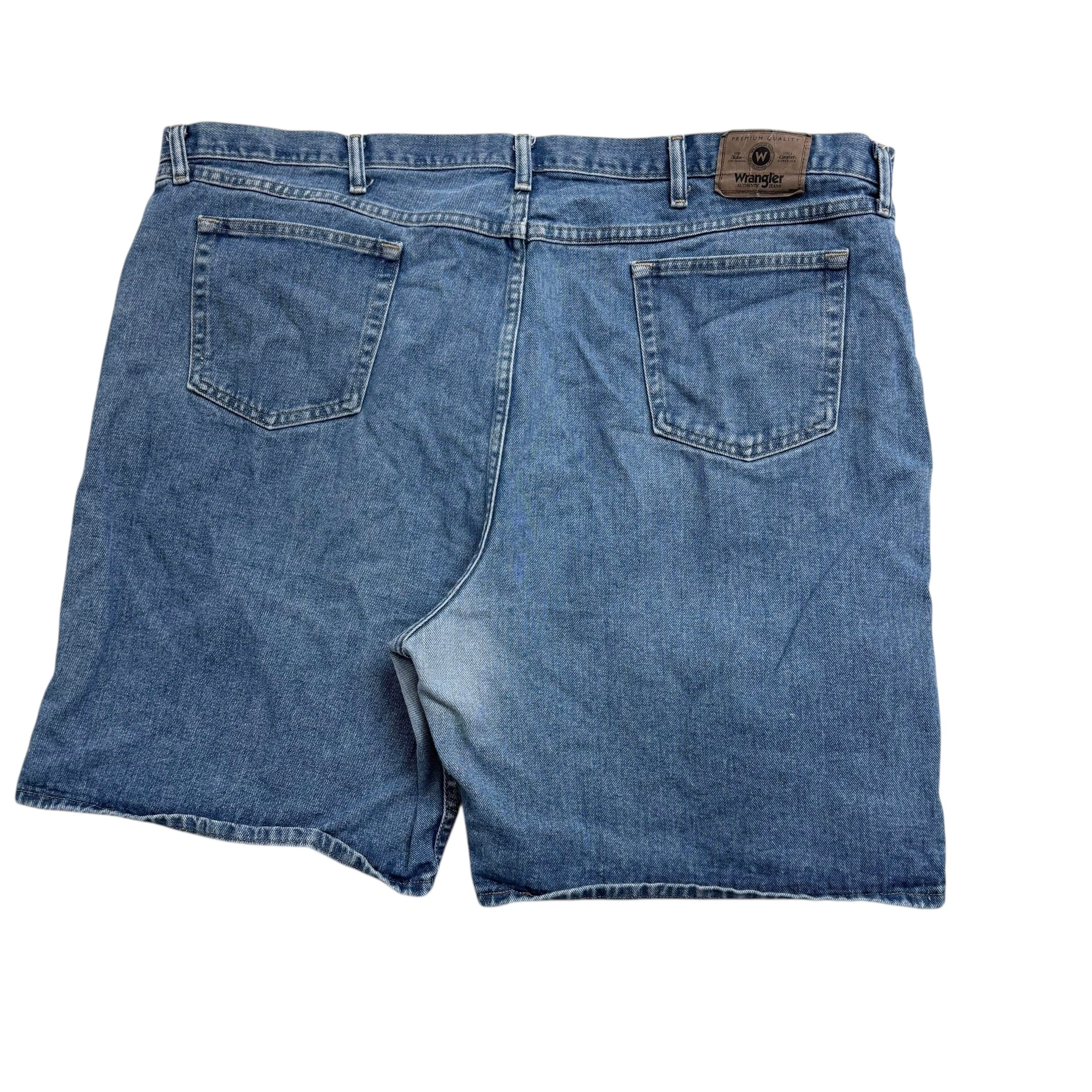 Wrangler Baggy Jorts W48 Mens Denim Shorts Mid Blue Relaxed Fit (F)