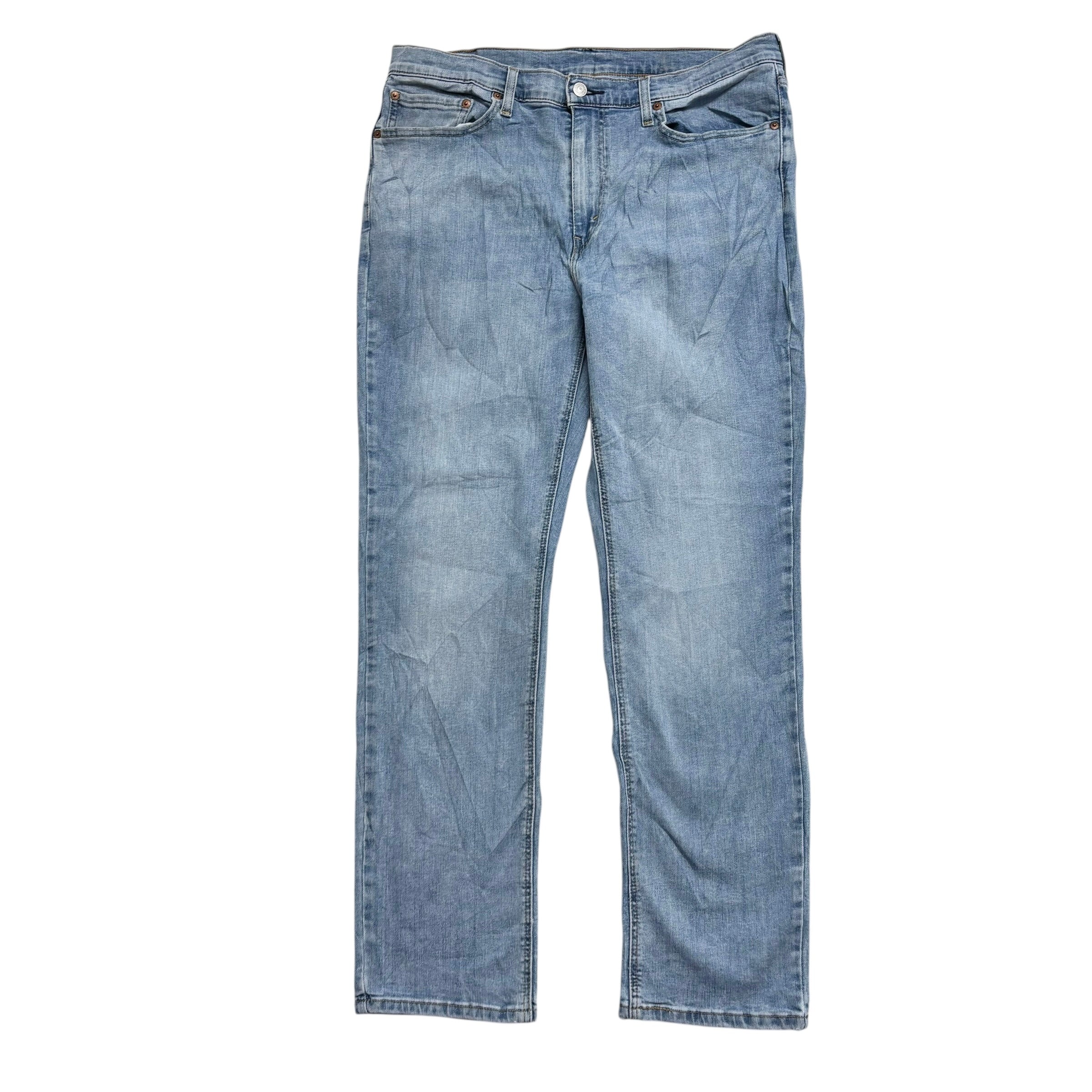 Levis 541 Jeans W36 L32 Mens Light Blue Athletic Tapered Fit Stretch Denim (E)