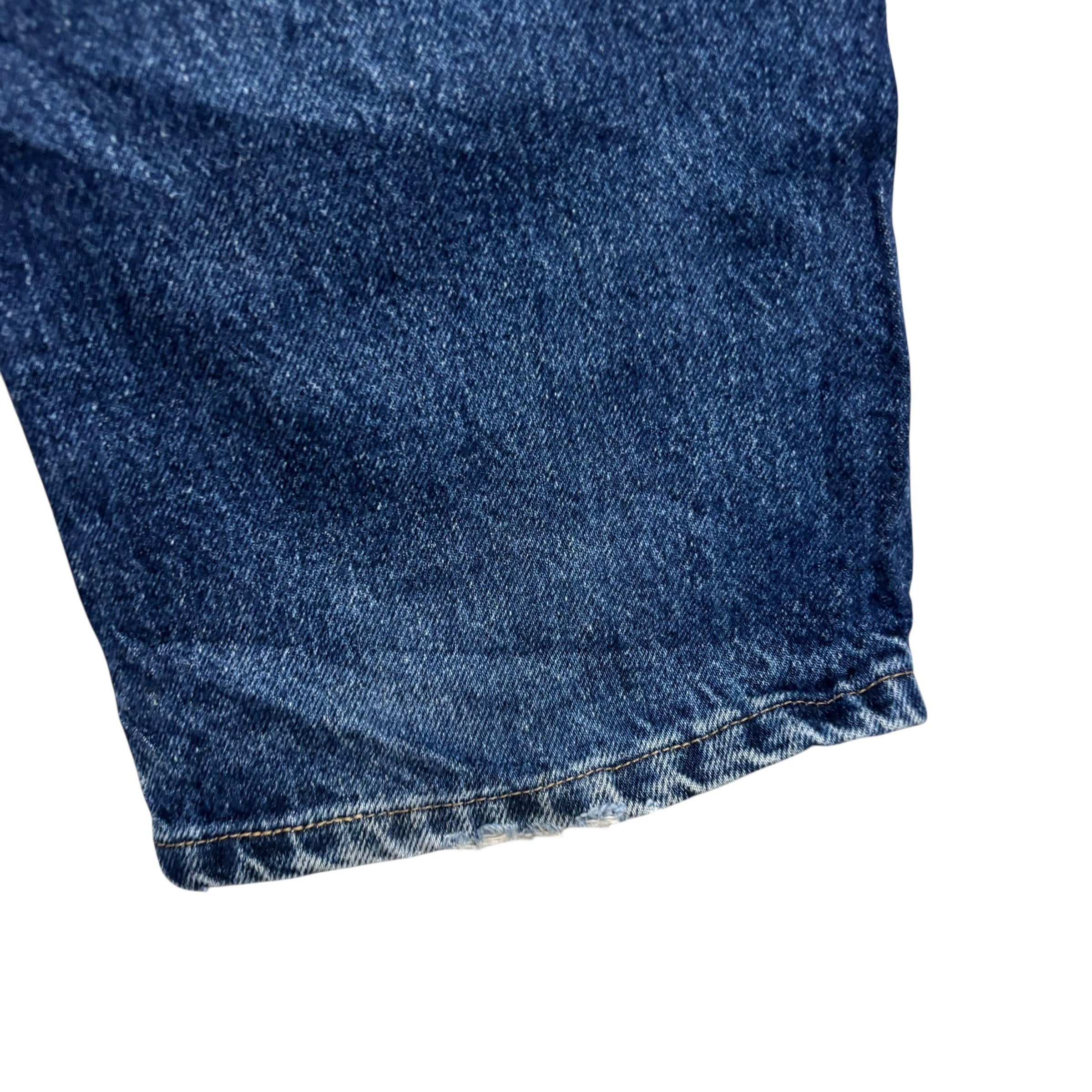 Wrangler Jeans W34 L32 Mens Mid Blue Regular Straight Fit Denim