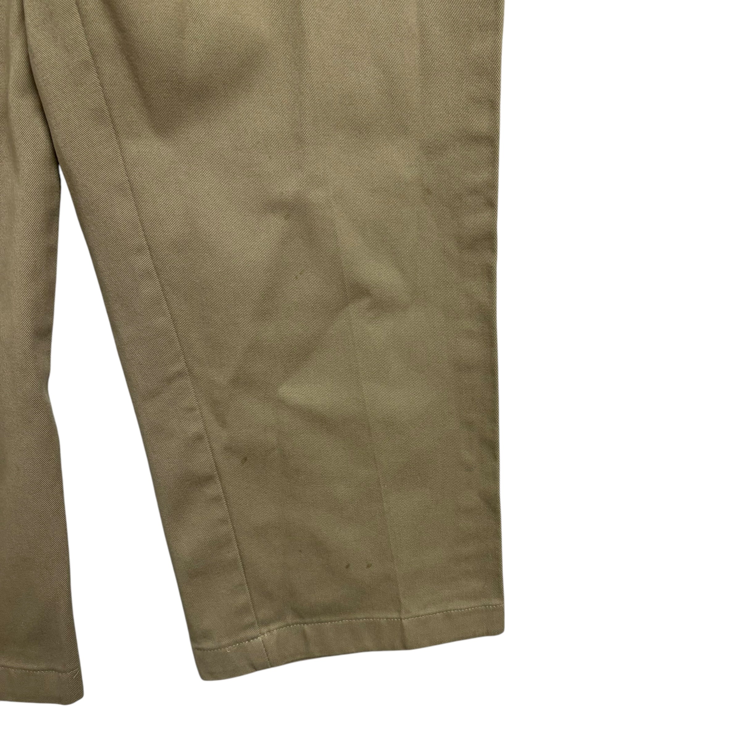 Dickies 874 Trousers W42 L30 Mens Beige Khaki Pants Original Fit Workwear