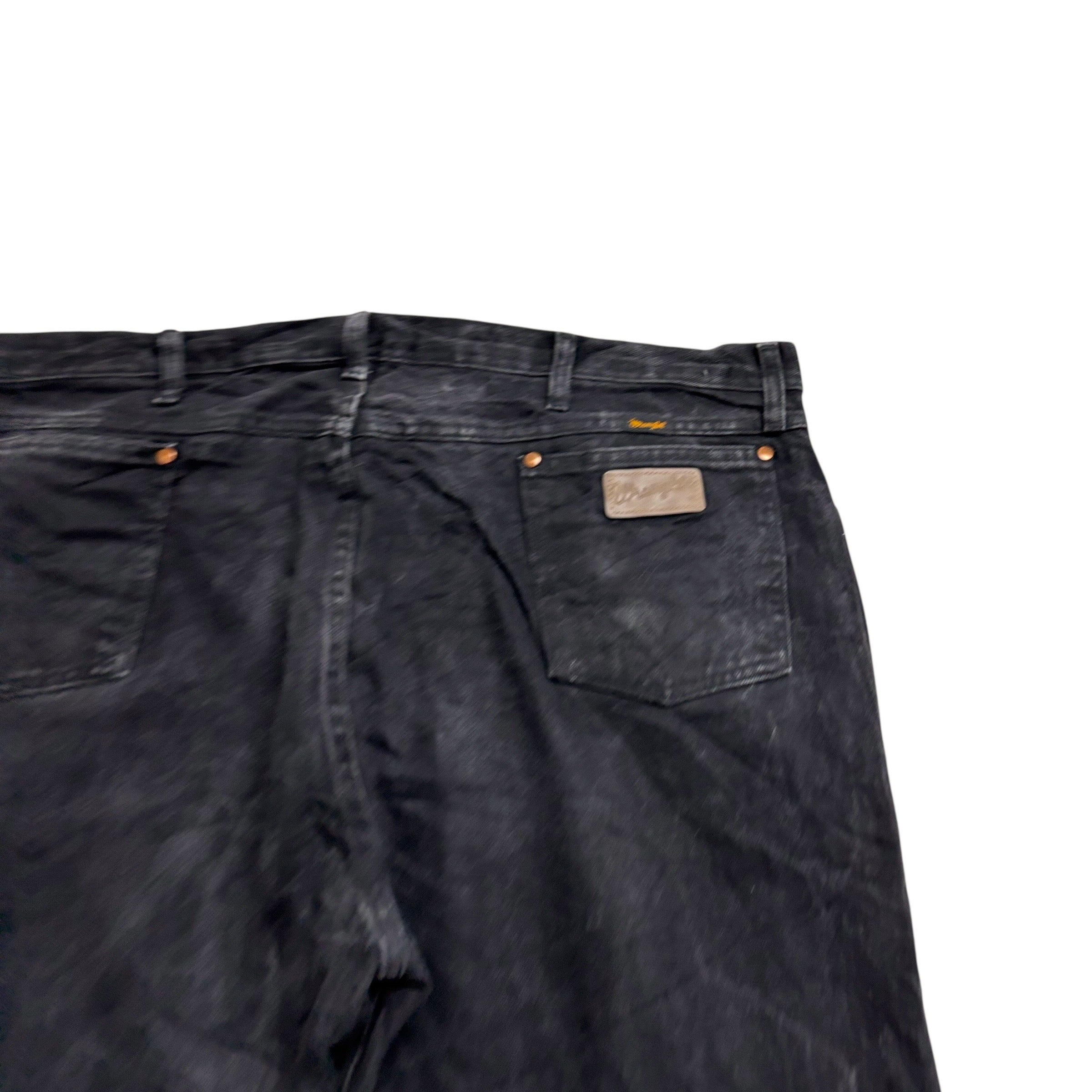 Wrangler Jeans Cowboy Cut W44 L32 Mens Black 13MWZ Original Fit Denim