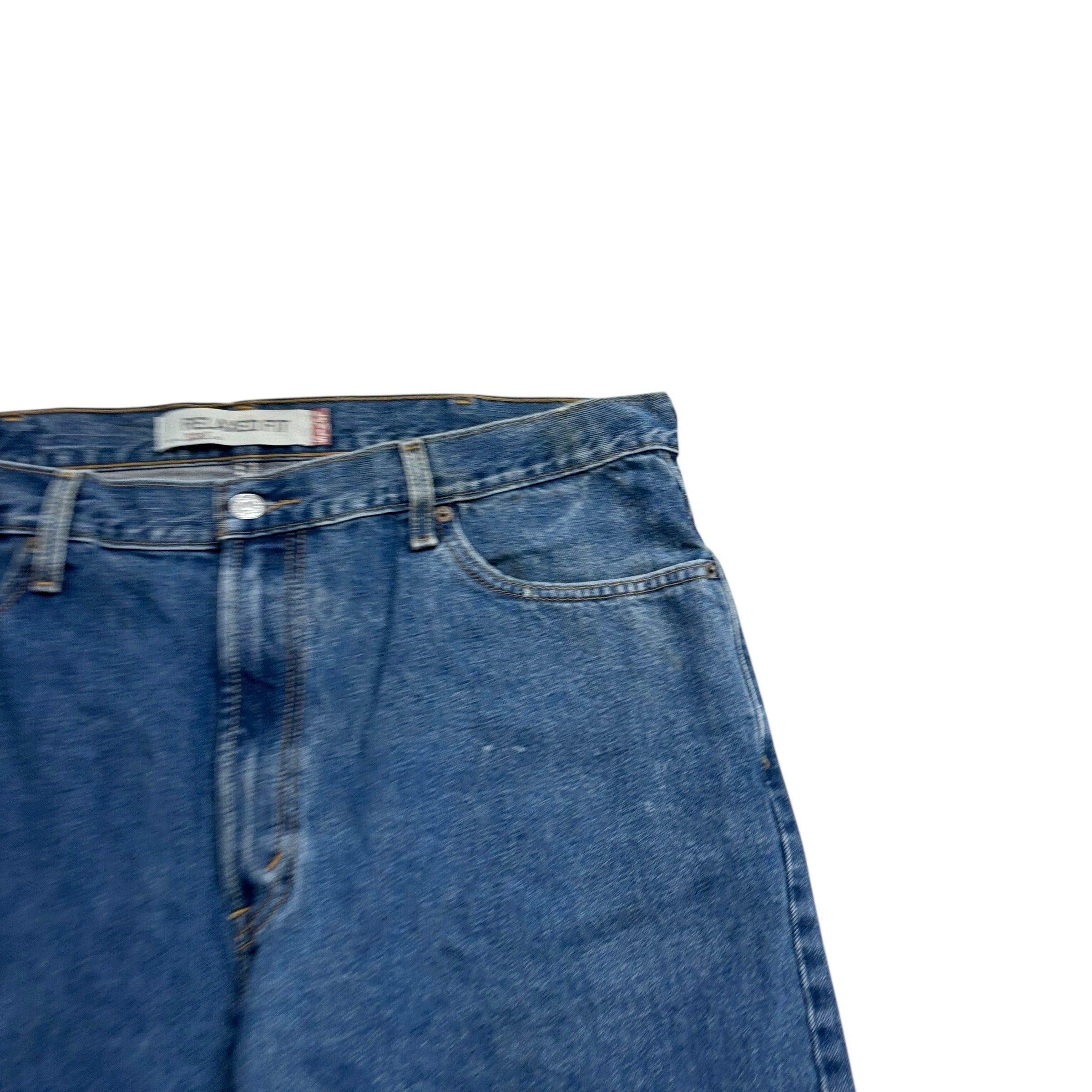 Levis 550 Jeans W40 L30 Mens Mid Blue Baggy Relaxed Straight Fit Vintage (F)