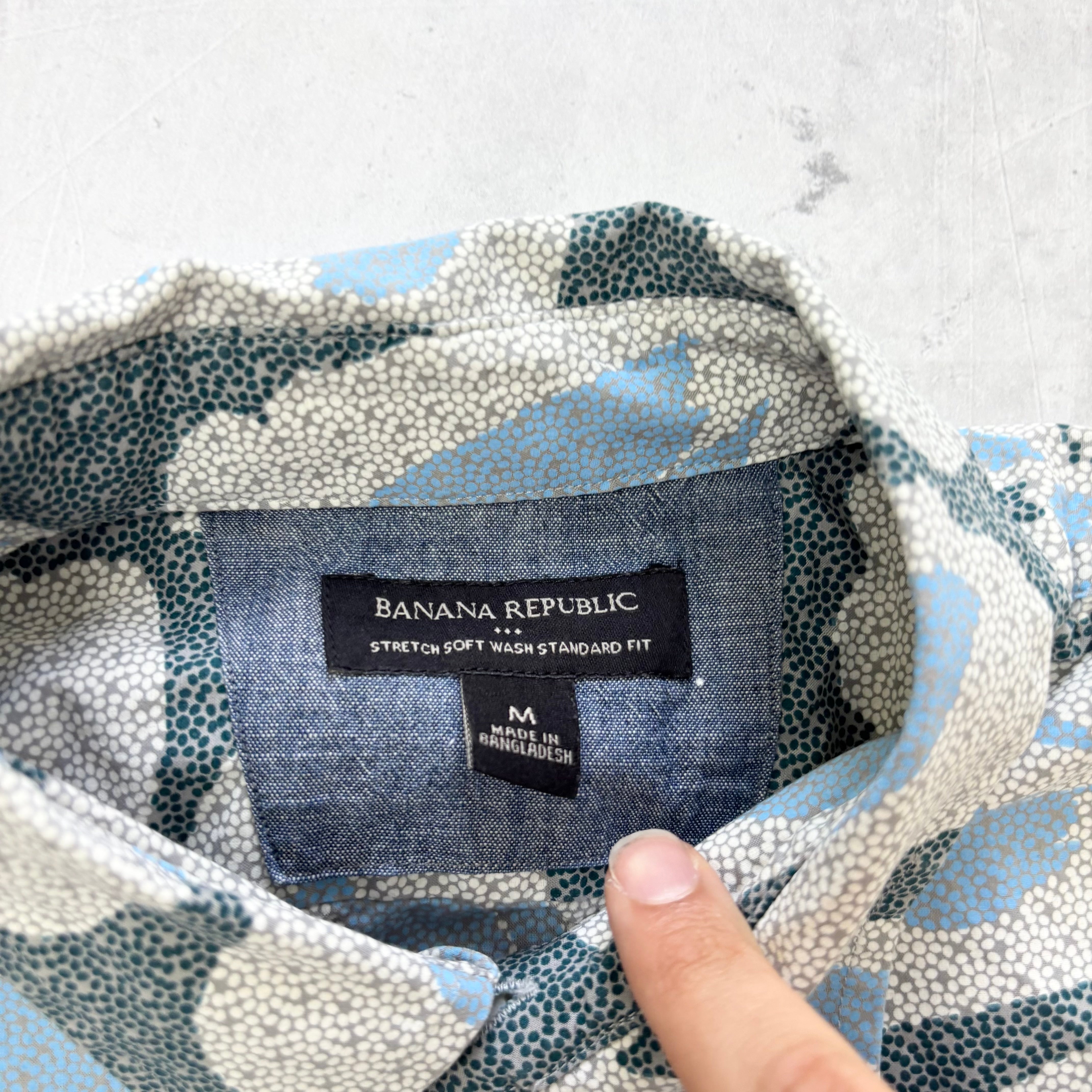 Hawaiian Shirt Mens Medium Blue Floral Aloha Short Sleeve Cotton