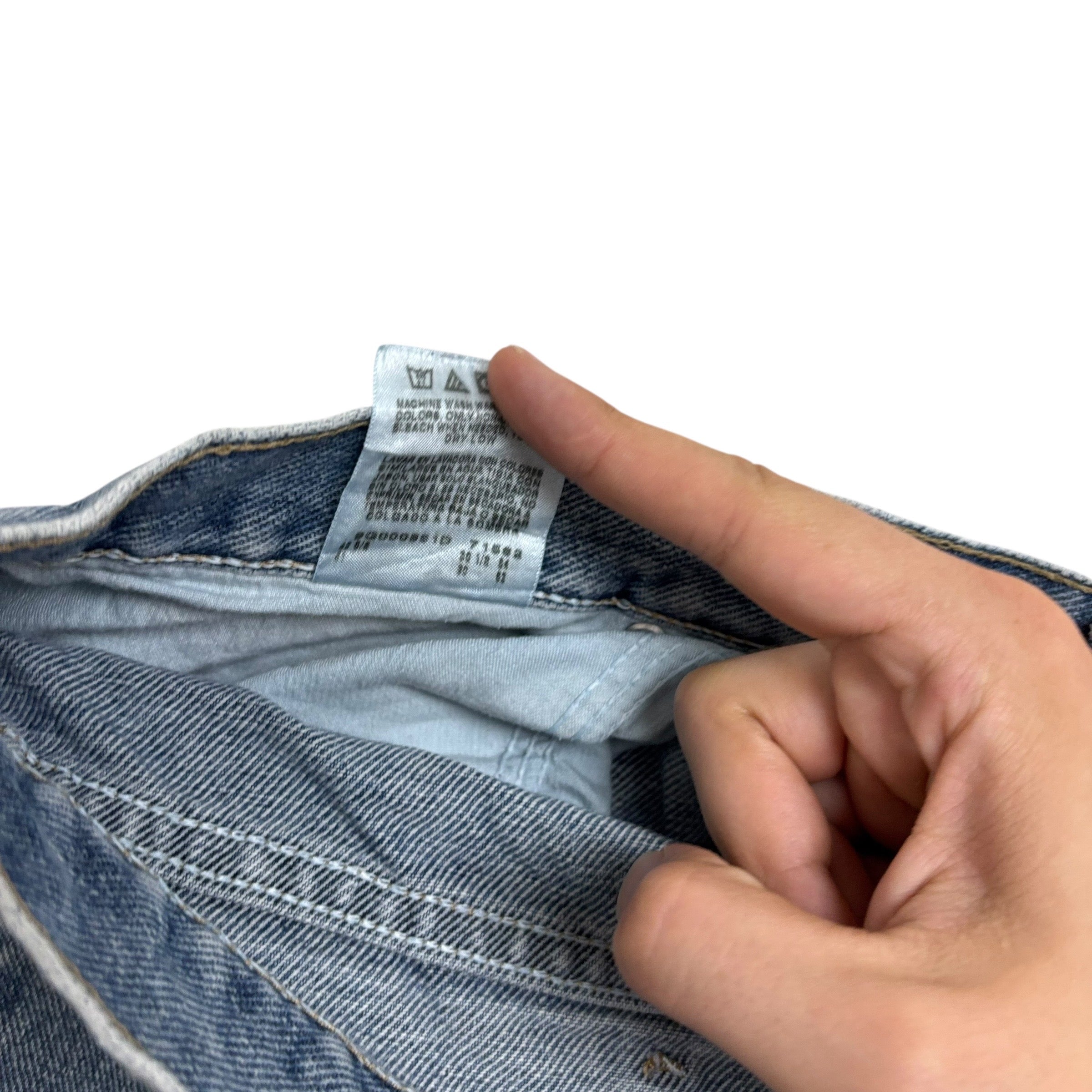 Wrangler Jeans W40 L30 Mens Mid Blue Relaxed Straight Fit Denim