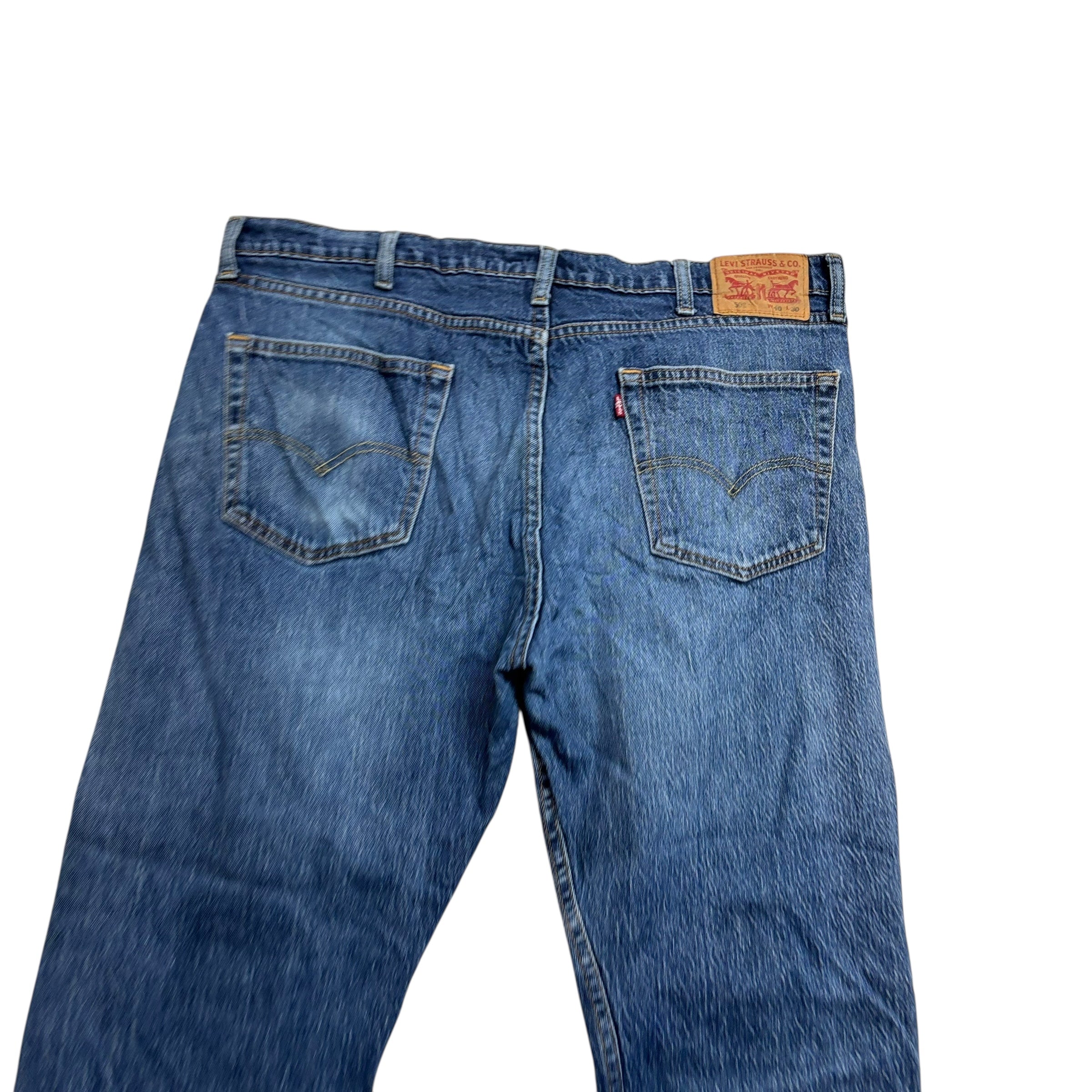 Levis 502 Jeans W40 L28 Mens Mid Blue Regular Tapered Fit Stretch Denim