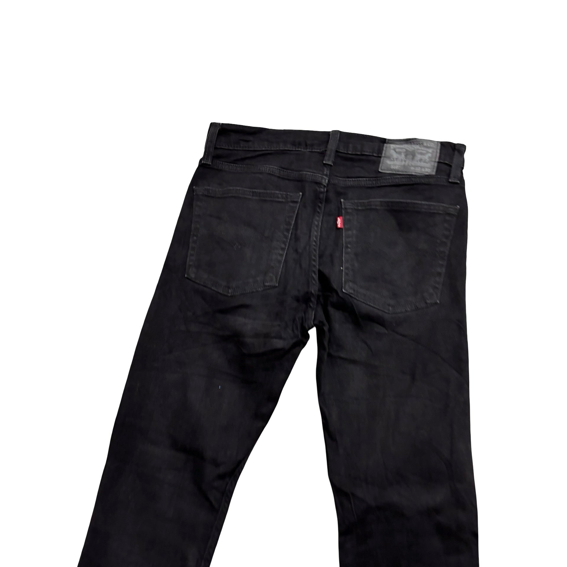 Levis 510 Jeans W30 L31 Mens Black Skinny Fit Stretch Denim (E)