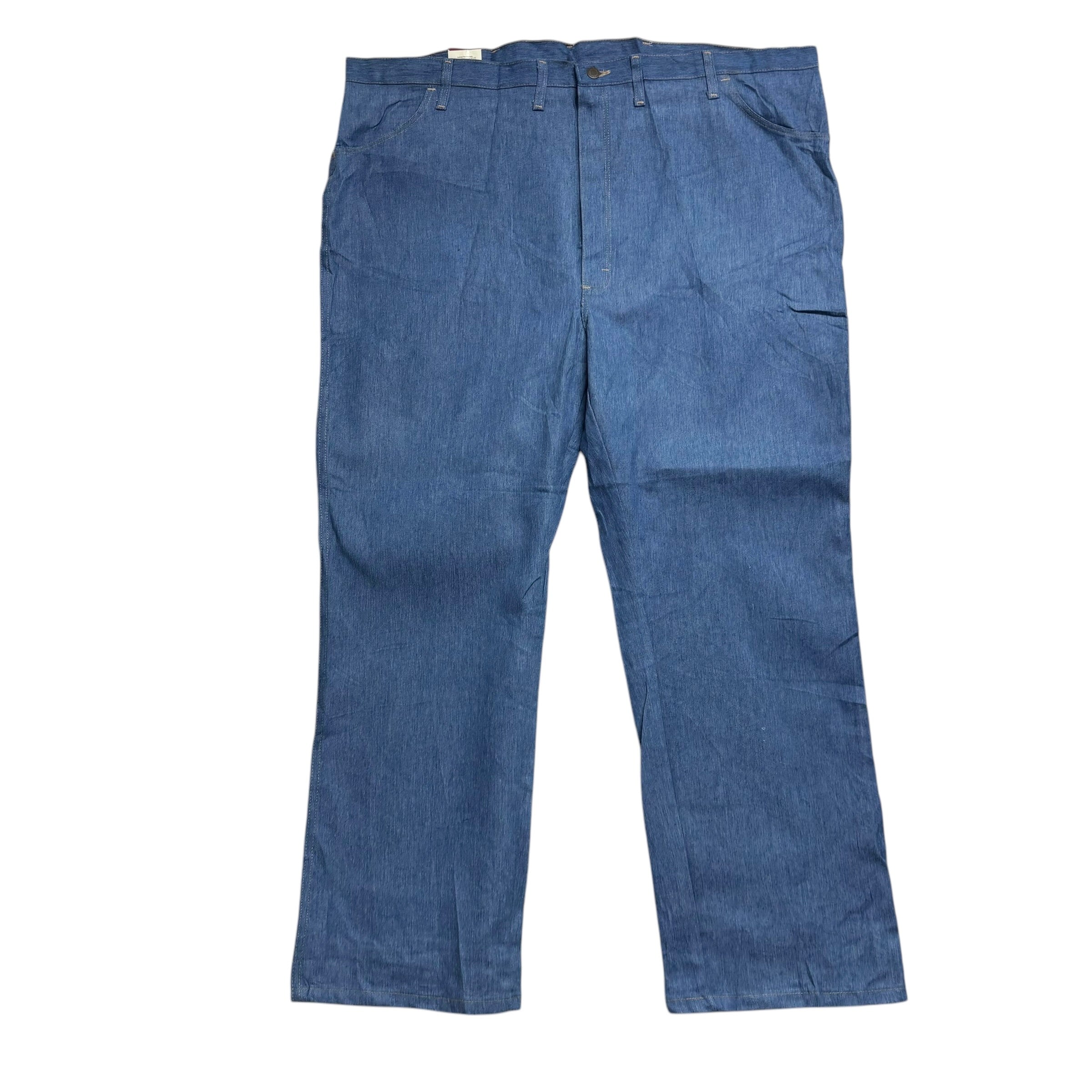 Wrangler Jeans W50 L32 Mens Blue Relaxed Straight Fit Vintage Denim (E)
