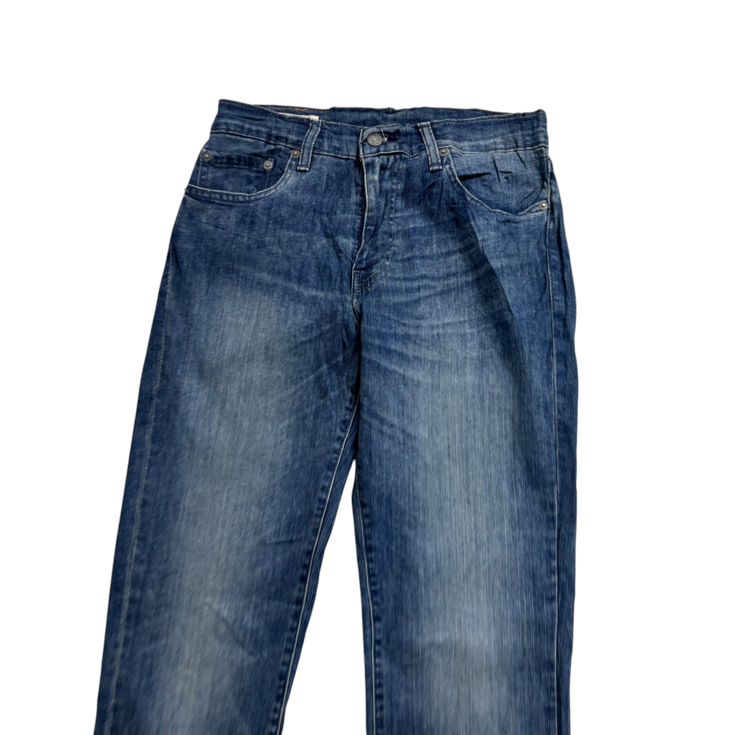 Levis 511 Jeans W30 L32 Mens Mid Blue Slim Fit Stretch Premium Denim (E)