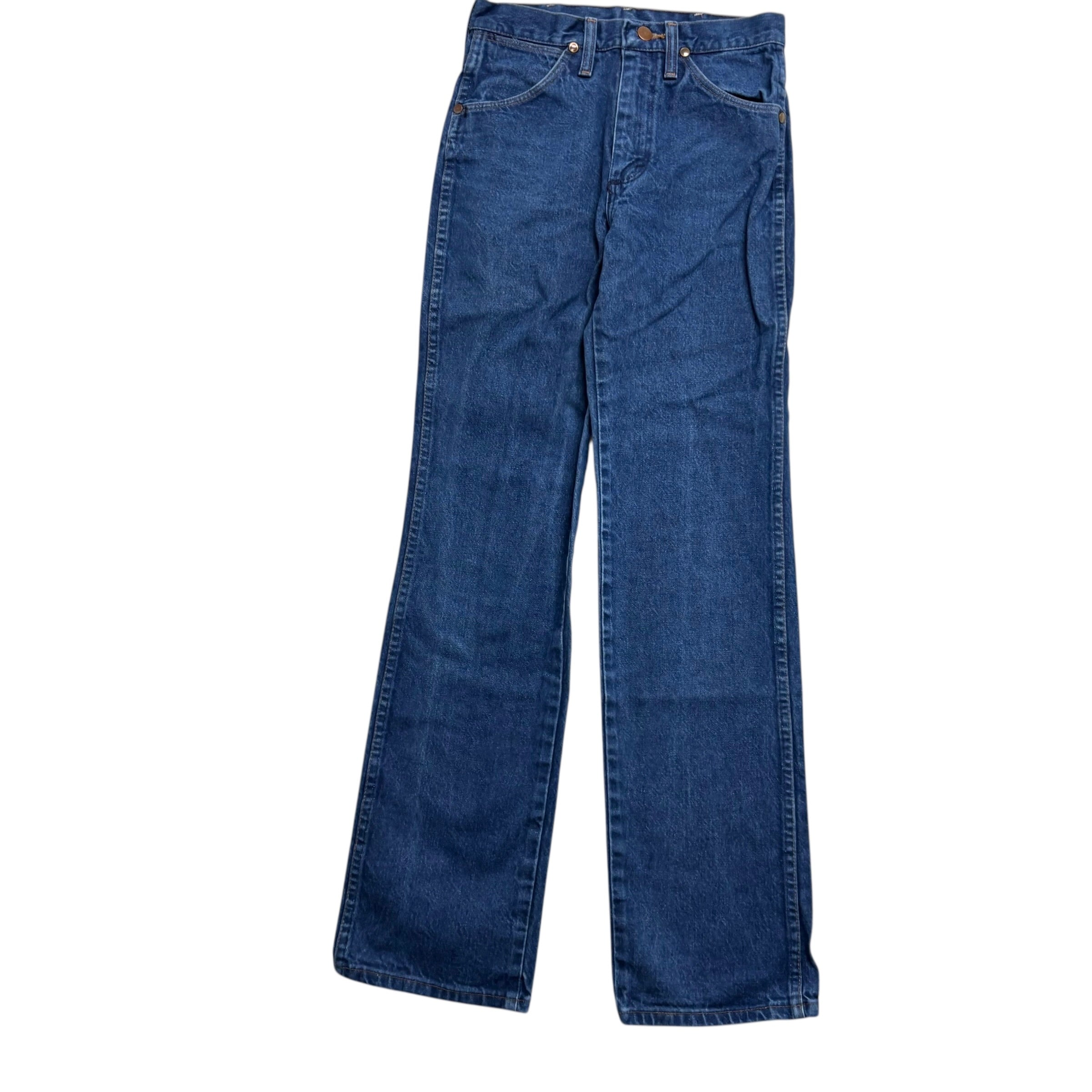 Wrangler Jeans Cowboy Cut W26 L31 Mens Mid Blue 936 Slim Fit USA Made (E)