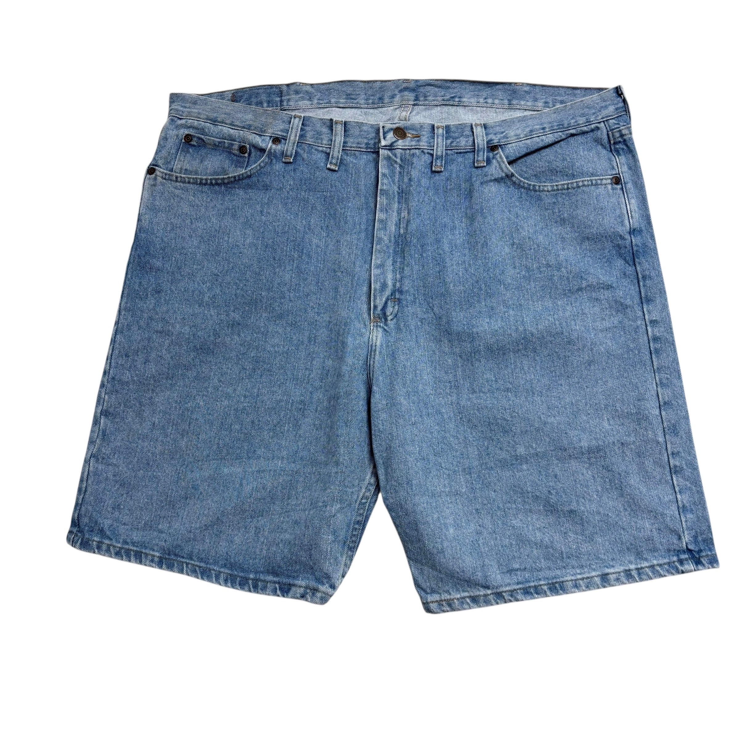 Wrangler Baggy Jorts W44 Mens Denim Shorts Light Blue Relaxed Fit