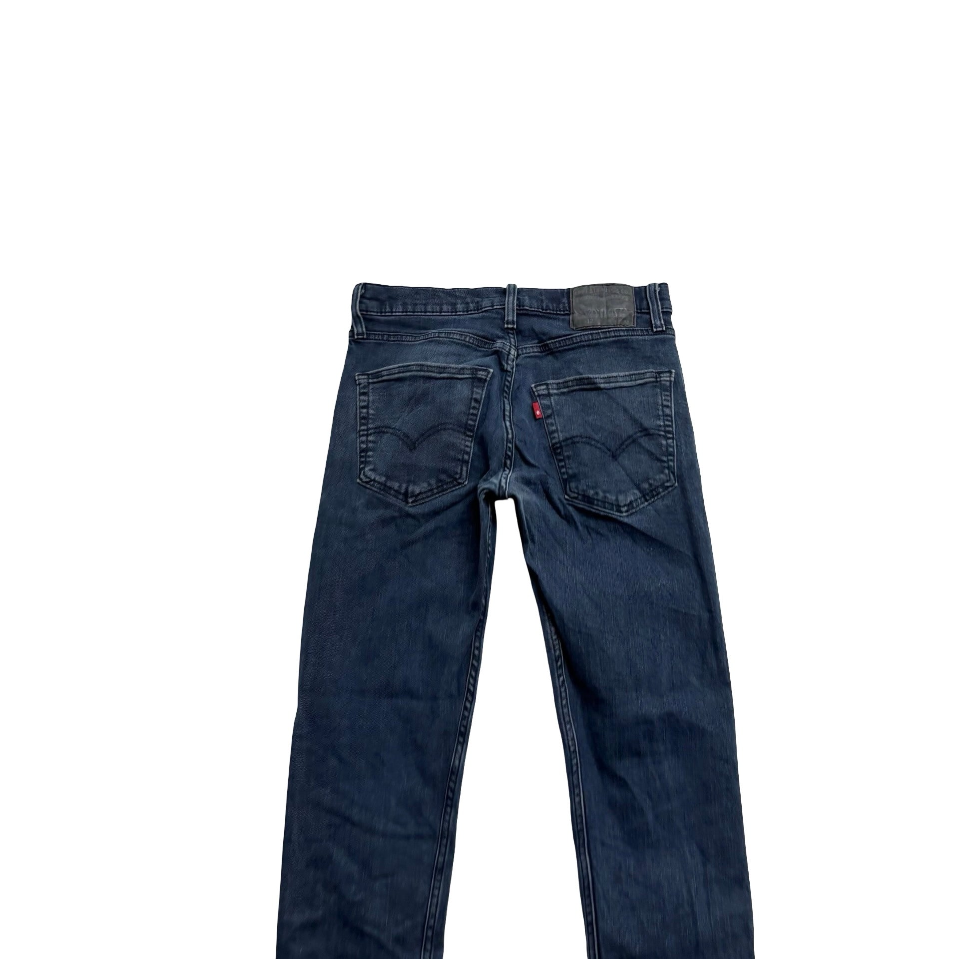 Levis 512 Jeans W30 L31 Mens Navy Blue Slim Tapered Fit Stretch Denim (E)