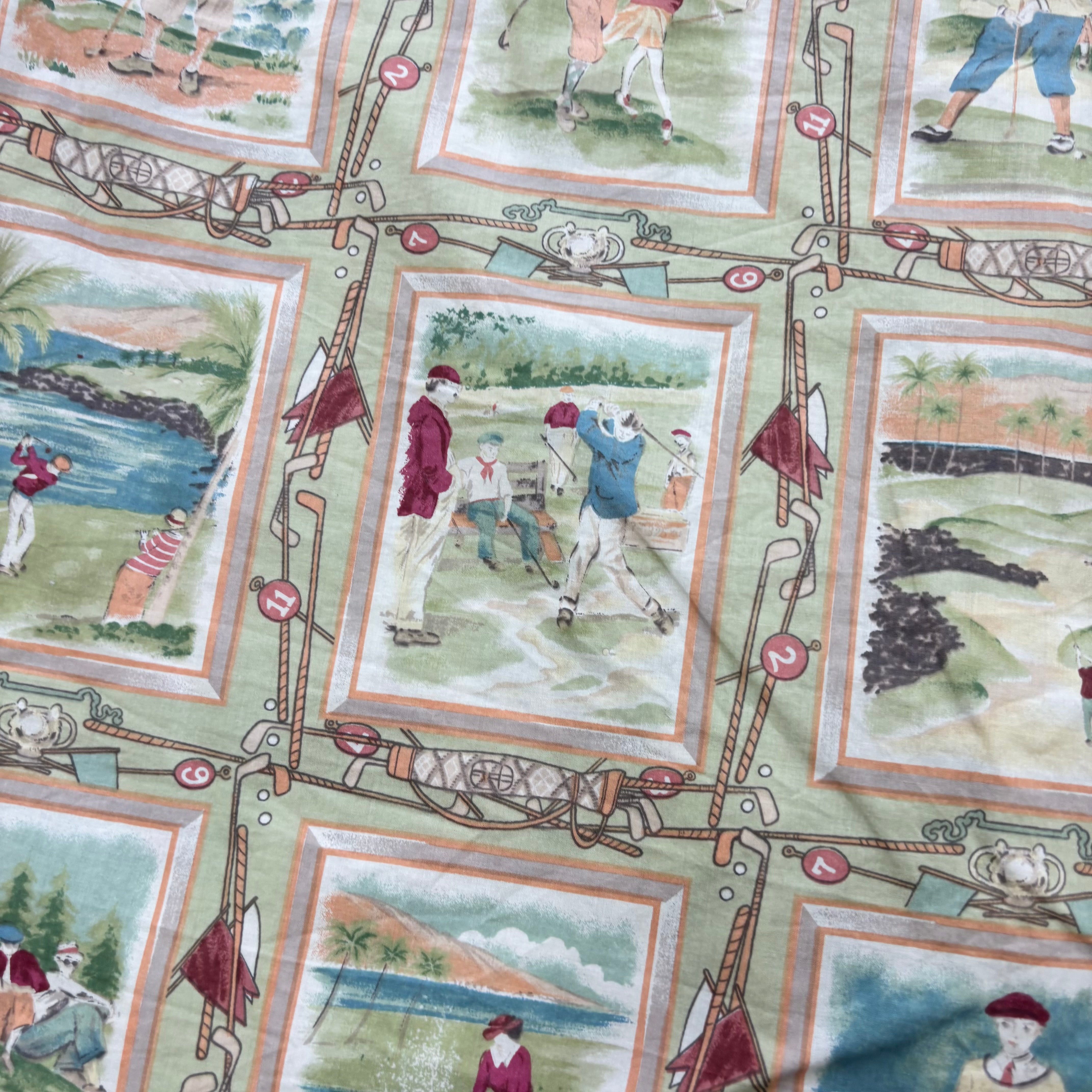 Vintage Reyn Spooner Hawaiian Shirt Mens XL Golf Short Sleeve Cotton (E)