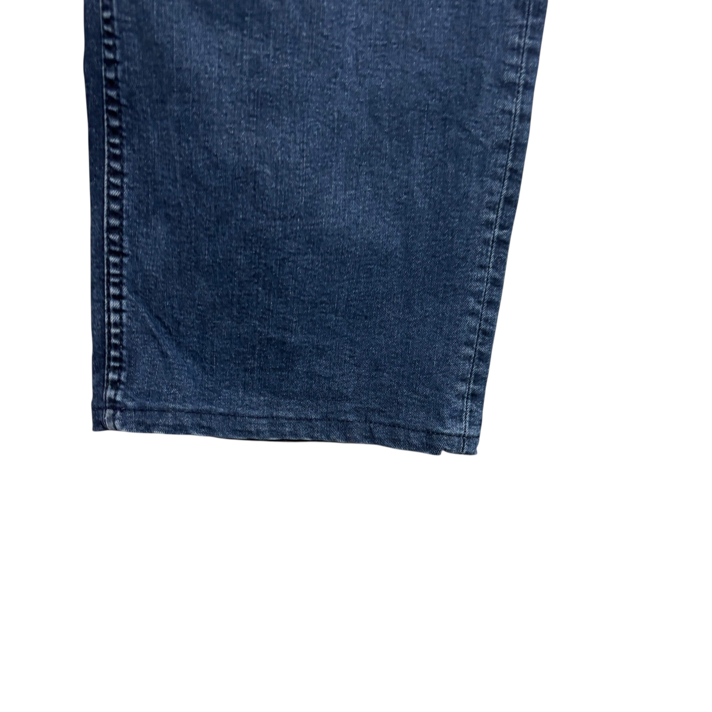 Levis 559 Jeans W42 L29 Mens Navy Blue Relaxed Straight Fit Stretch Denim (E)